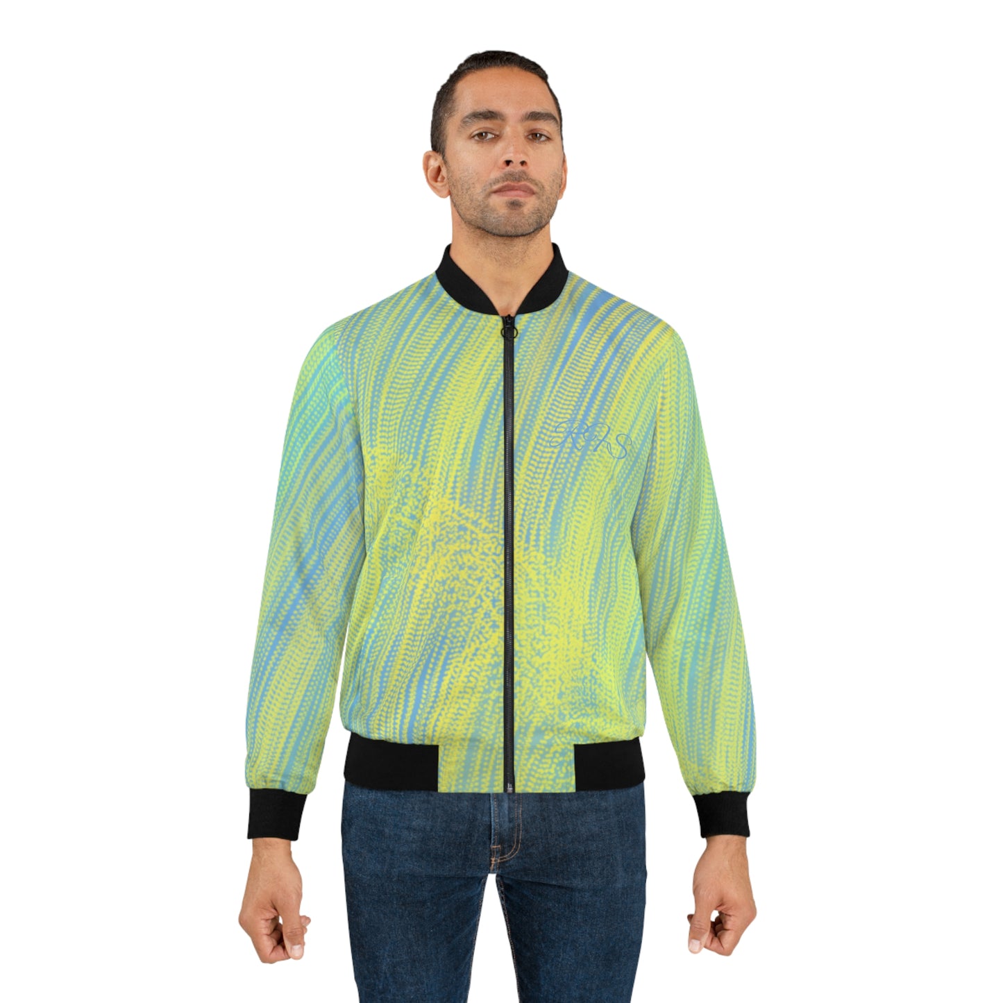 Waterfall Men's Bomber Jacket (AOP)