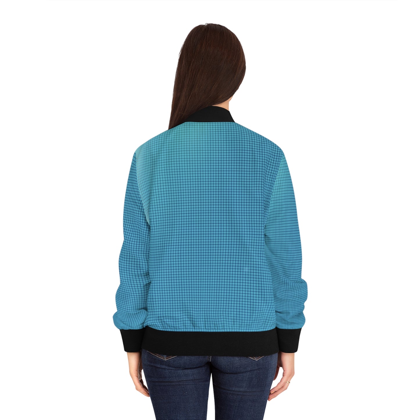 Northern Lights Women's Bomber Jacket (AOP)