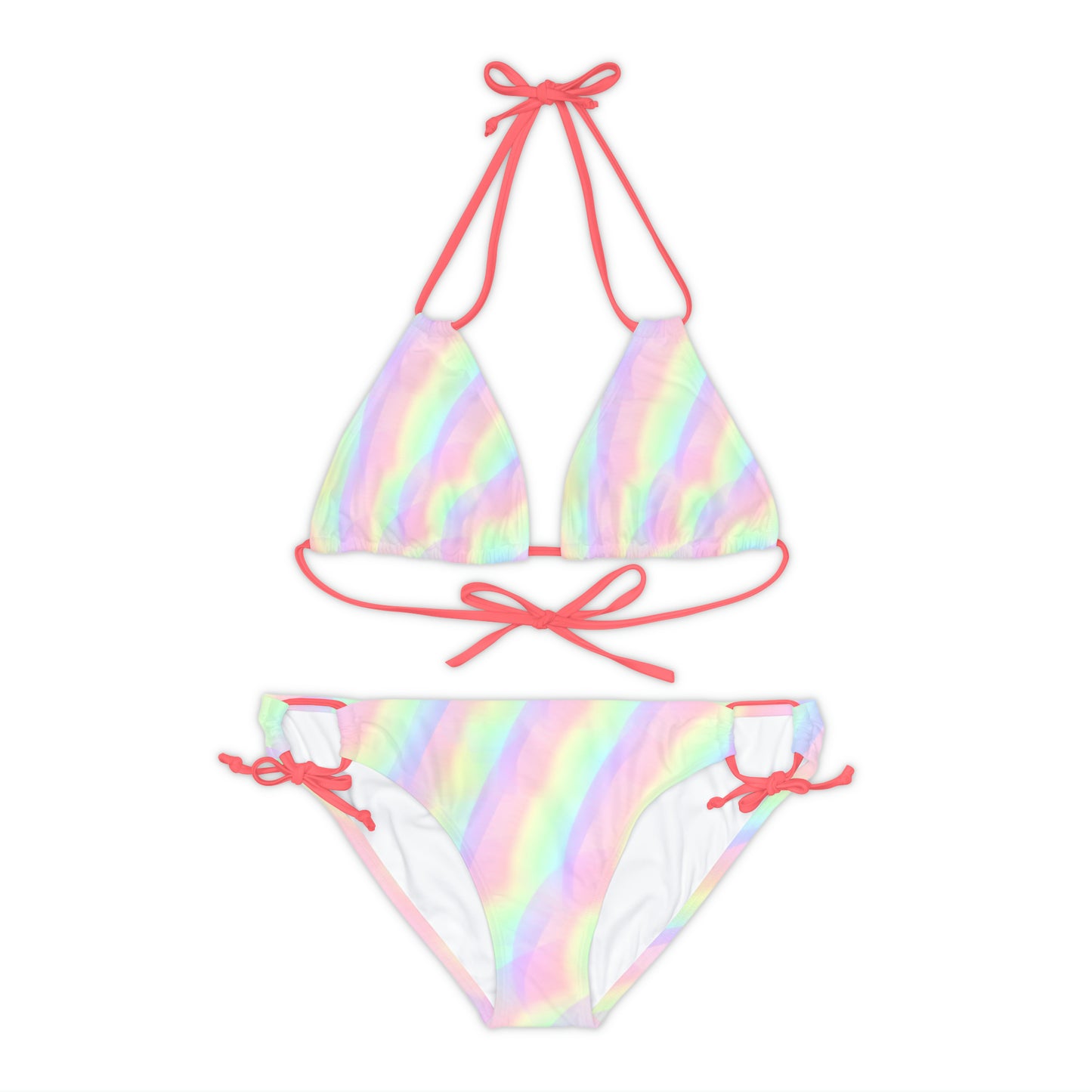 Reflection Strappy Bikini Set (AOP)