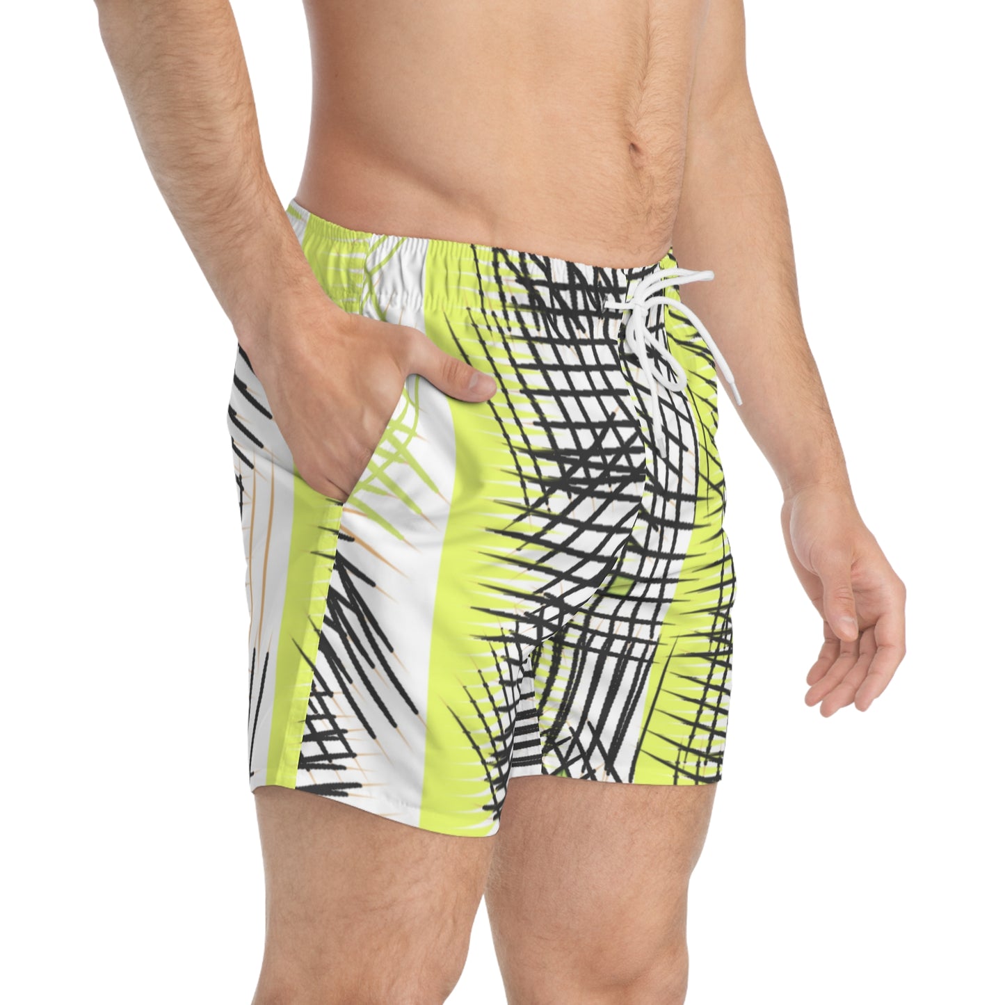 Neon Swim Trunks (AOP)