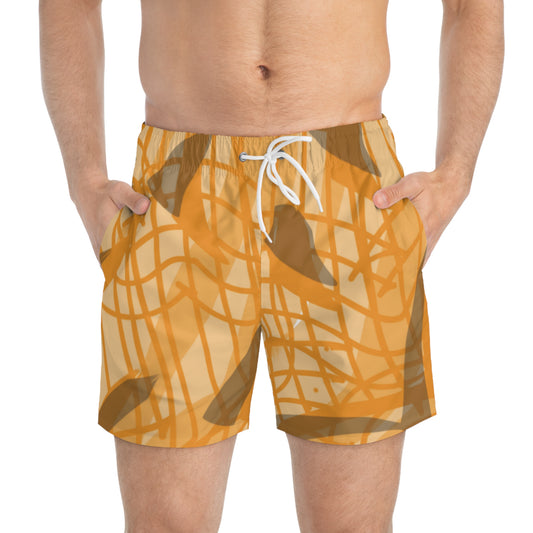 Eigengrau Swim Trunks (AOP)