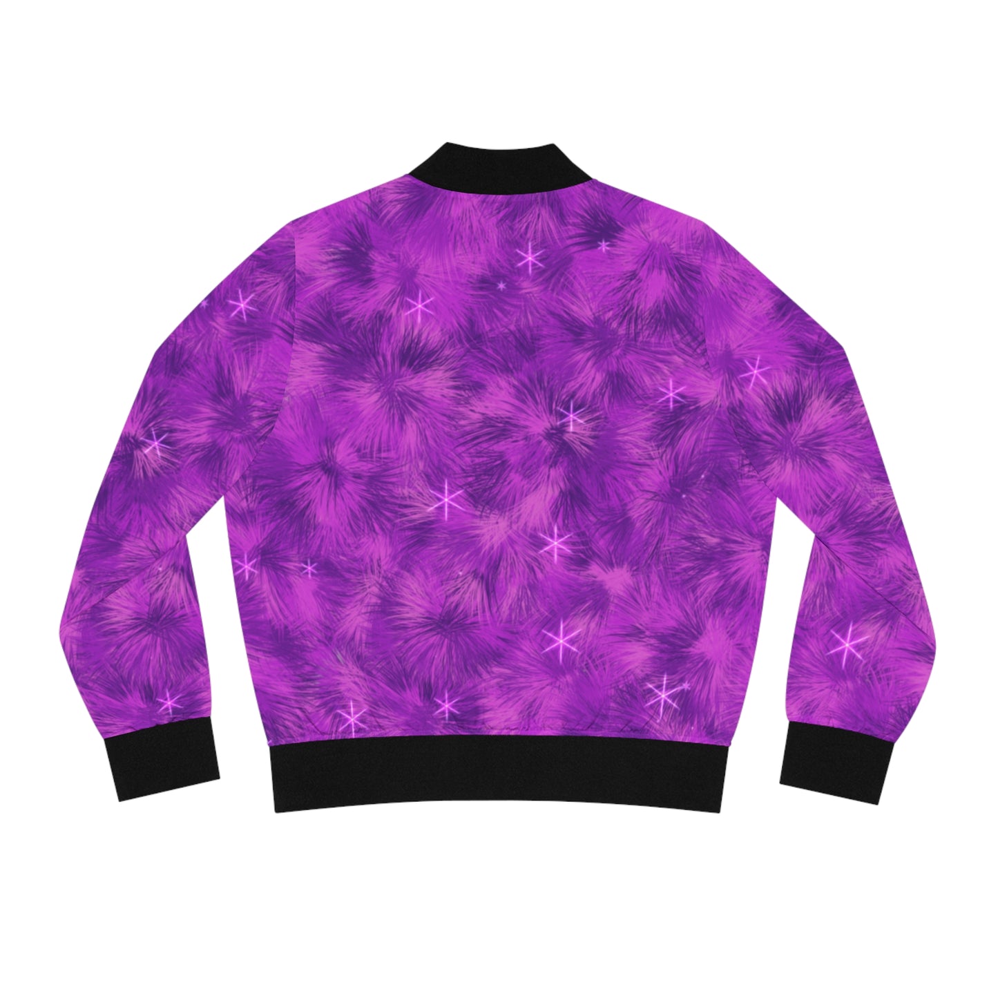 Purple Power Women's Bomber Jacket (AOP)