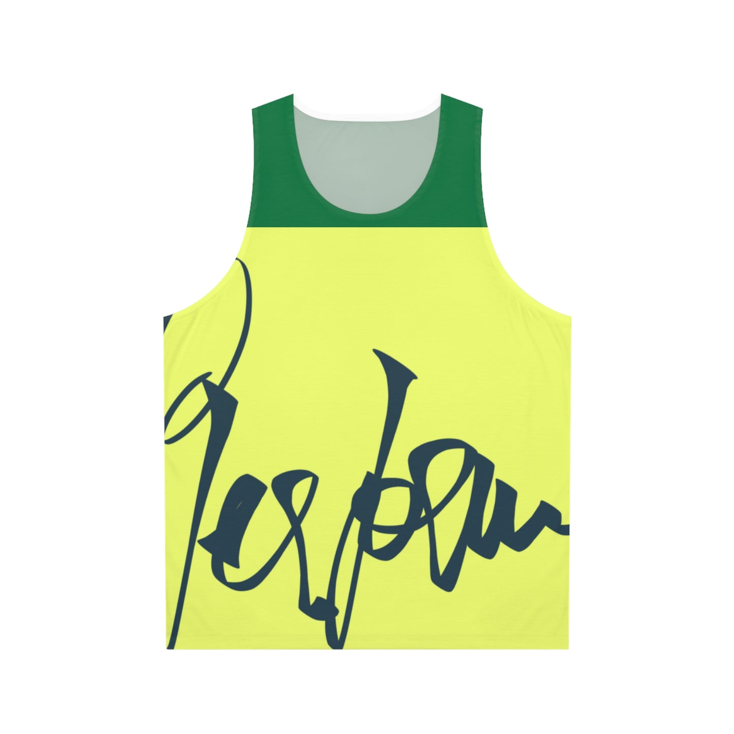 Baggy Green Unisex Tank Top (AOP)