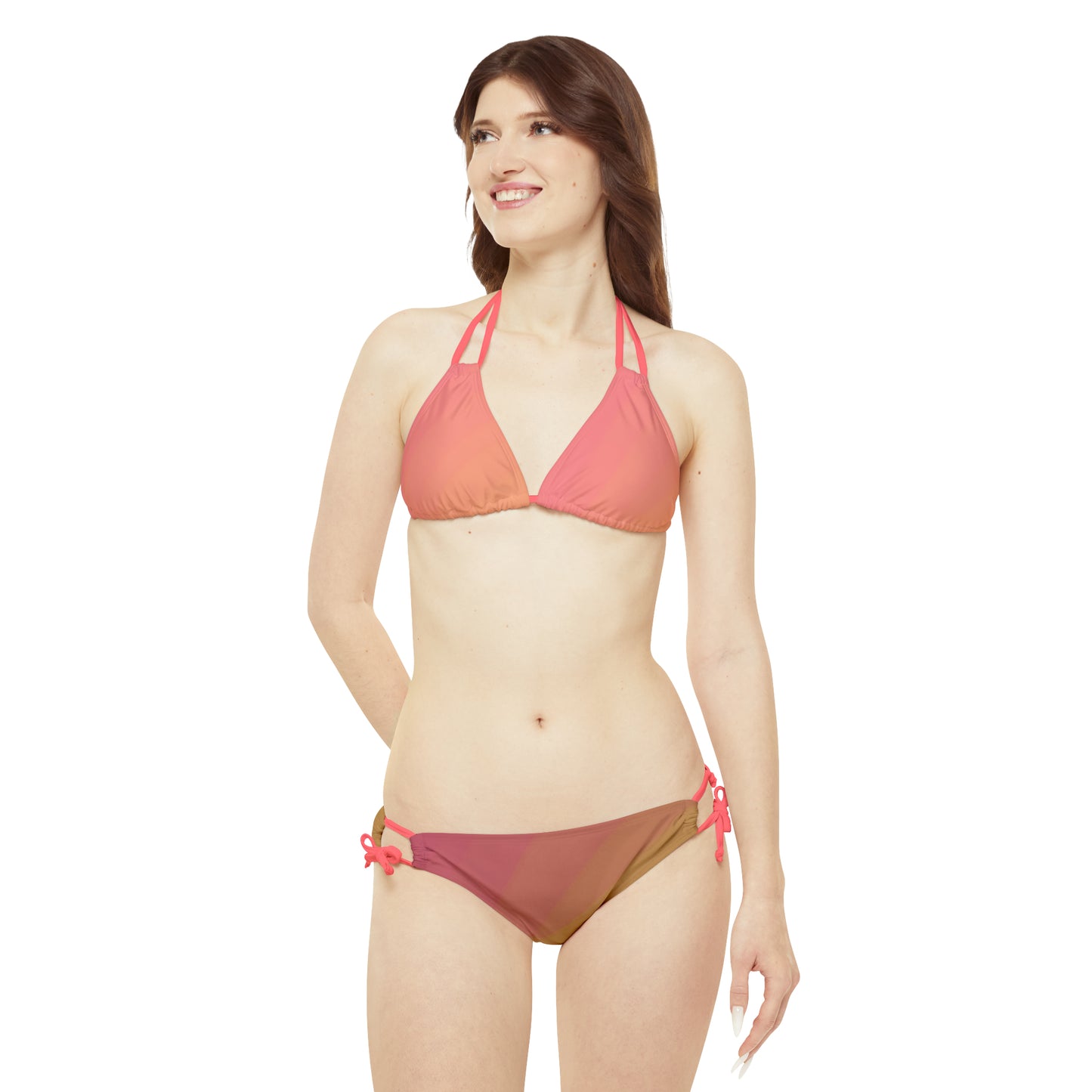 Winter Sun Strappy Bikini Set (AOP)