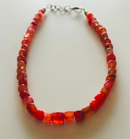Handmade Glowing Red Chain