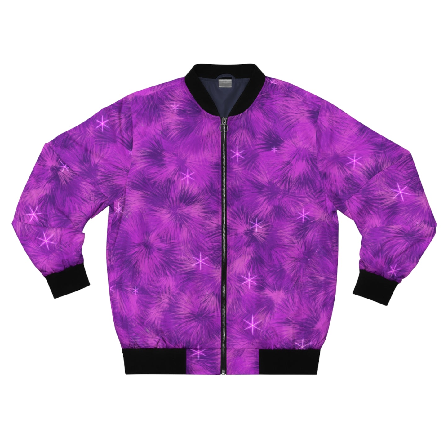 Purple Power Men's Bomber Jacket (AOP)