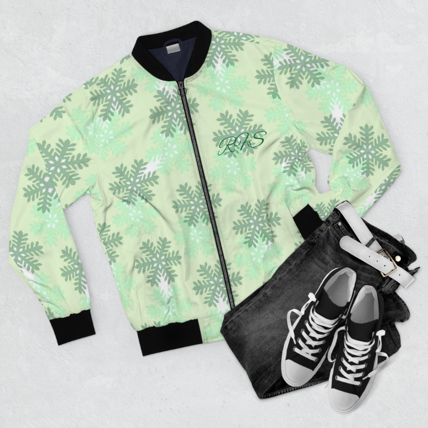 Festive Men's Bomber Jacket (AOP)