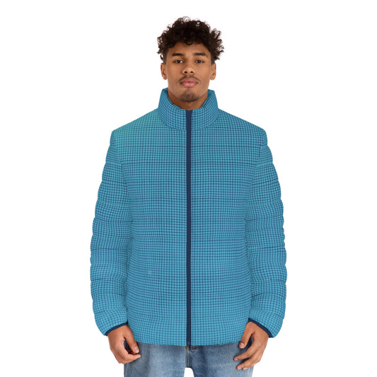 Northern Lights Men's Puffer Jacket (AOP)