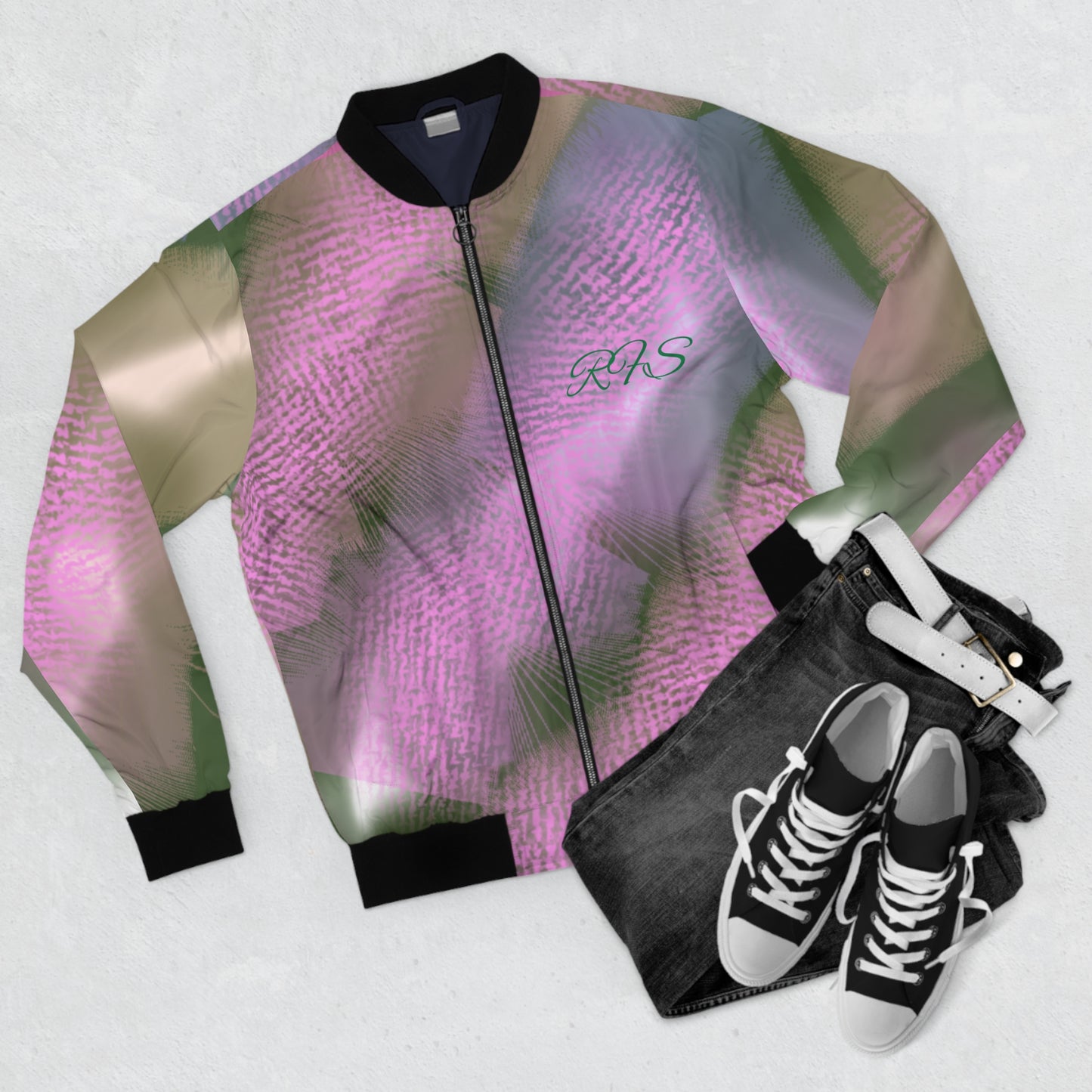 Verdi Pinko Men's Bomber Jacket (AOP)