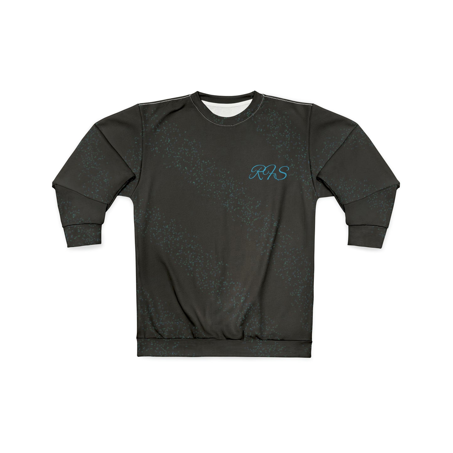 Mystic Black Unisex Sweatshirt (AOP)