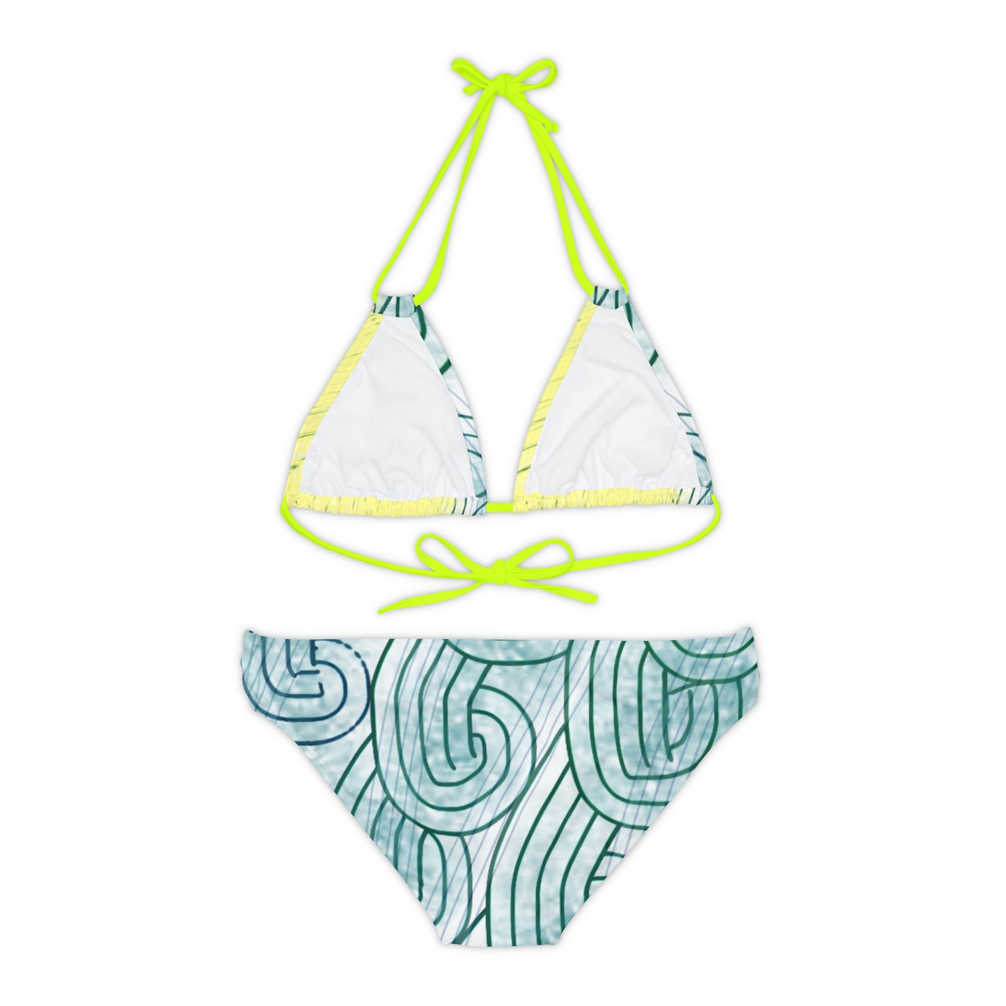 Gamma Rays Strappy Bikini Set (AOP)