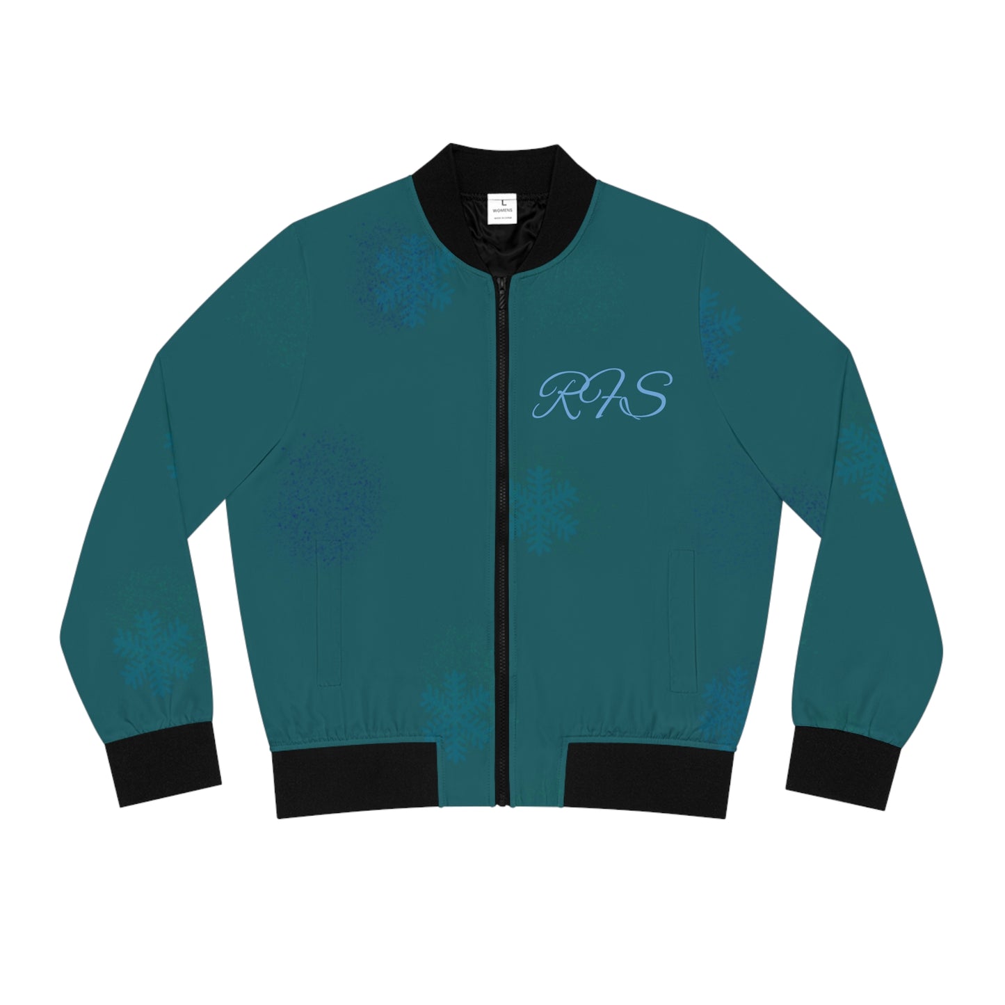 Venice Winter Holiday Women's Bomber Jacket (AOP)