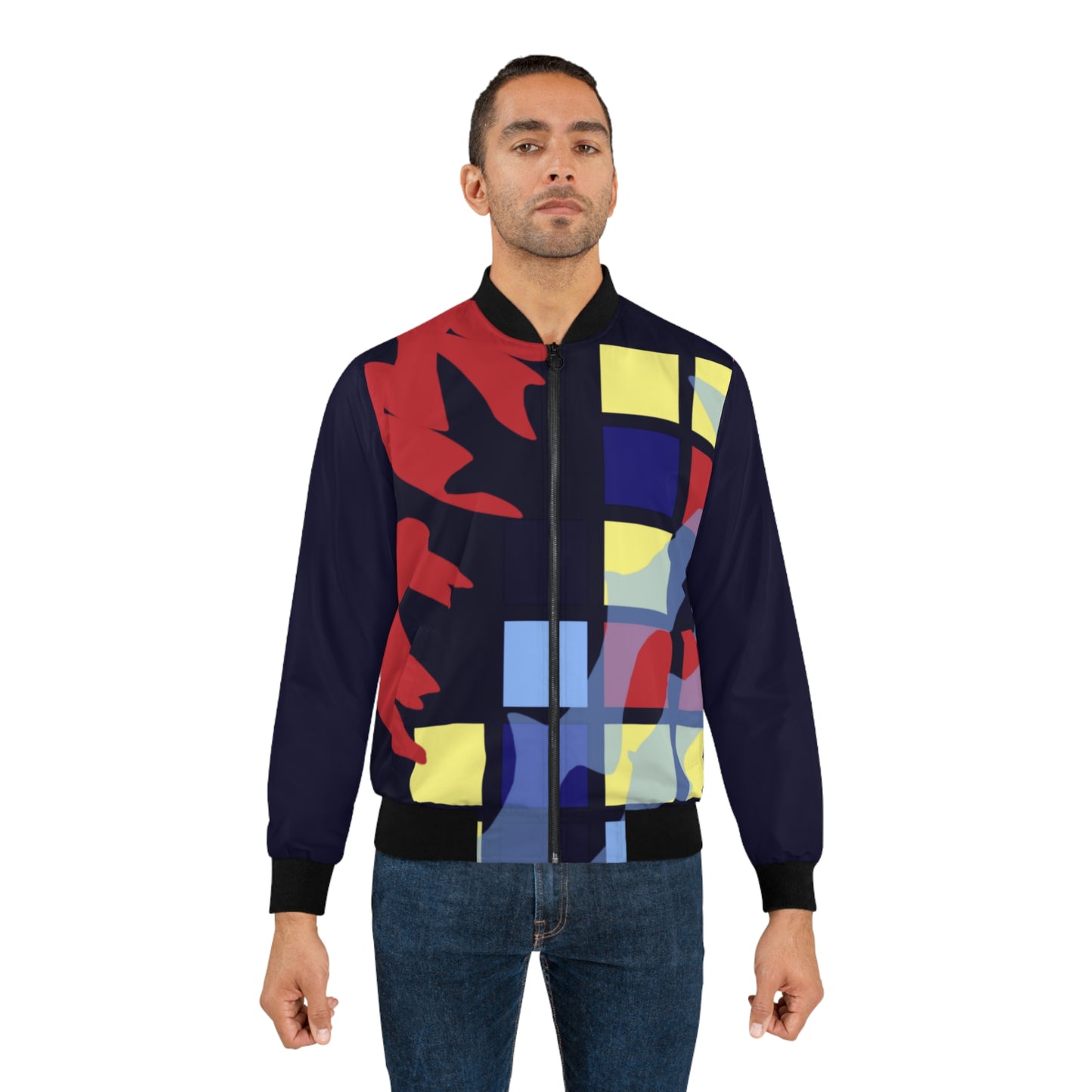 Race Night Men's Bomber Jacket (AOP)