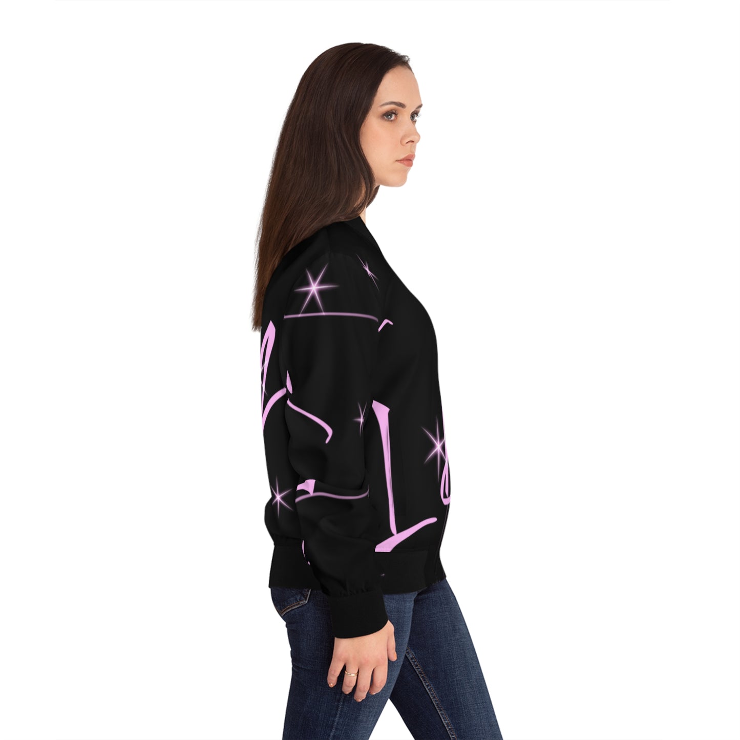 IBIZA Women's Bomber Jacket (AOP)