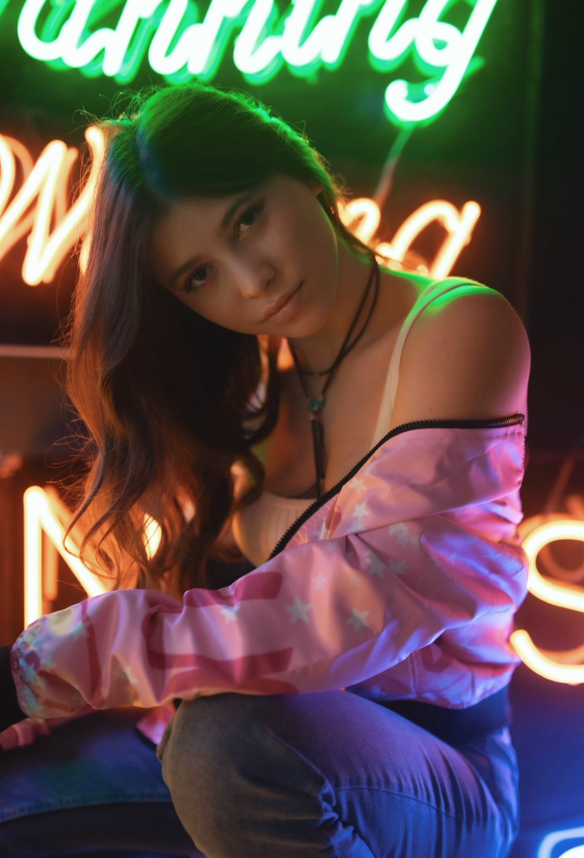 Venus Women's Bomber Jacket (AOP)