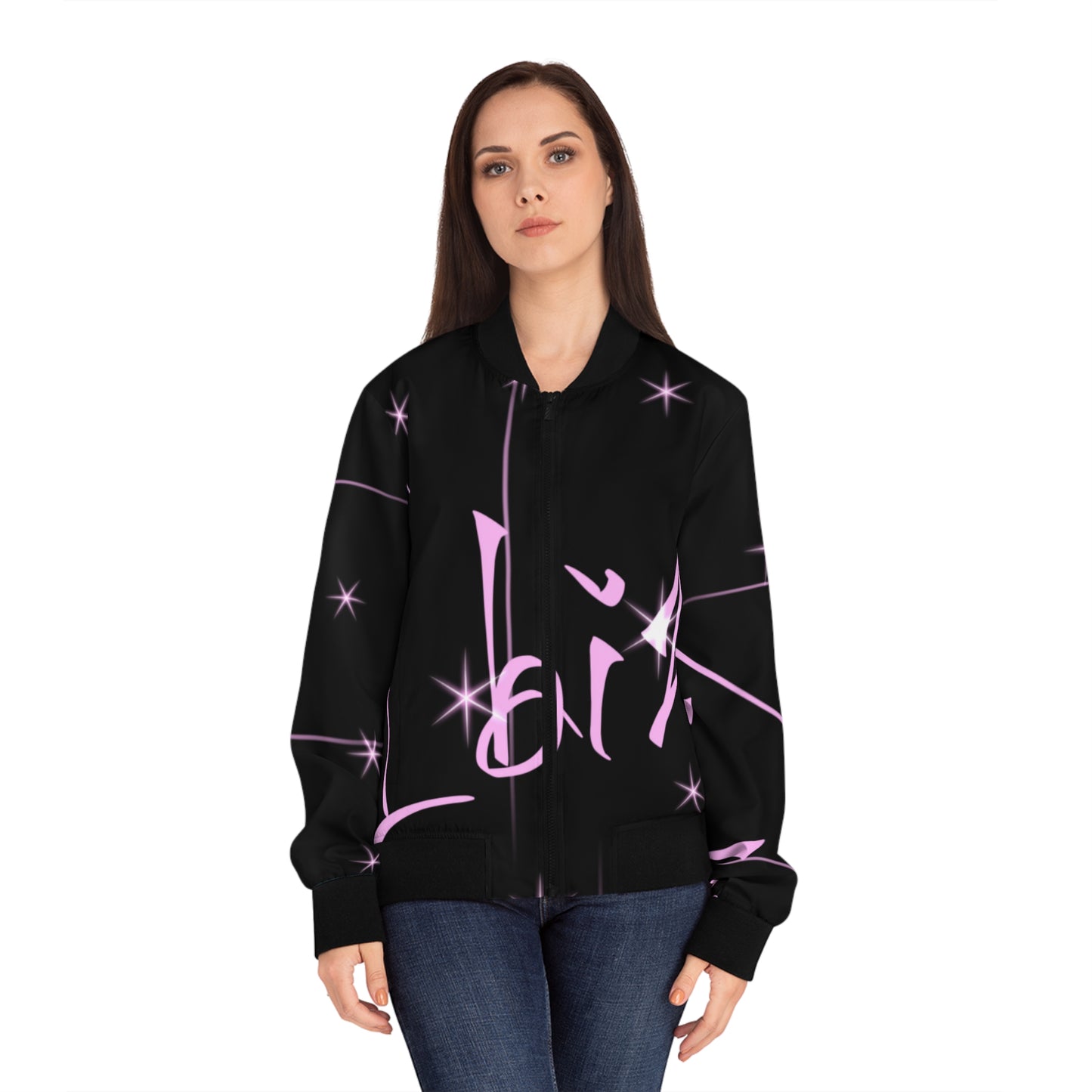IBIZA Women's Bomber Jacket (AOP)