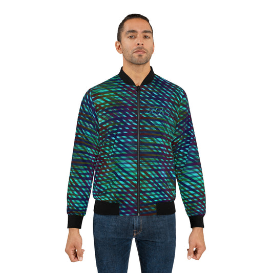 Grape Wine Men's Bomber Jacket (AOP)