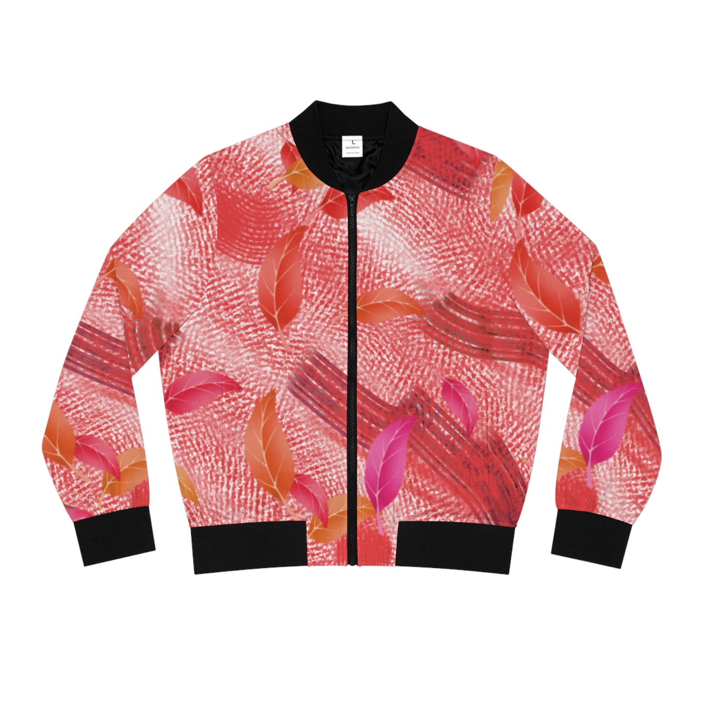 Rose Red Women's Bomber Jacket (AOP)