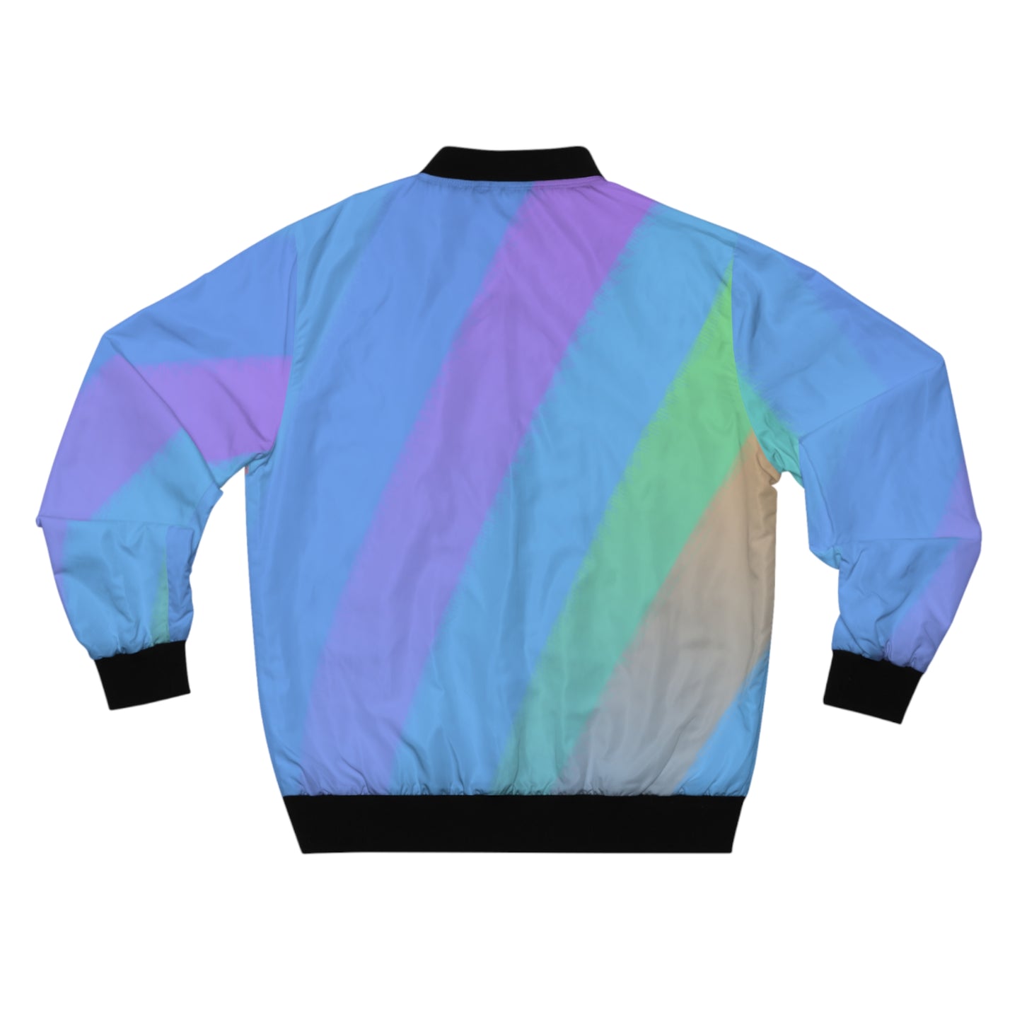 Winter Blues Men's Bomber Jacket (AOP)