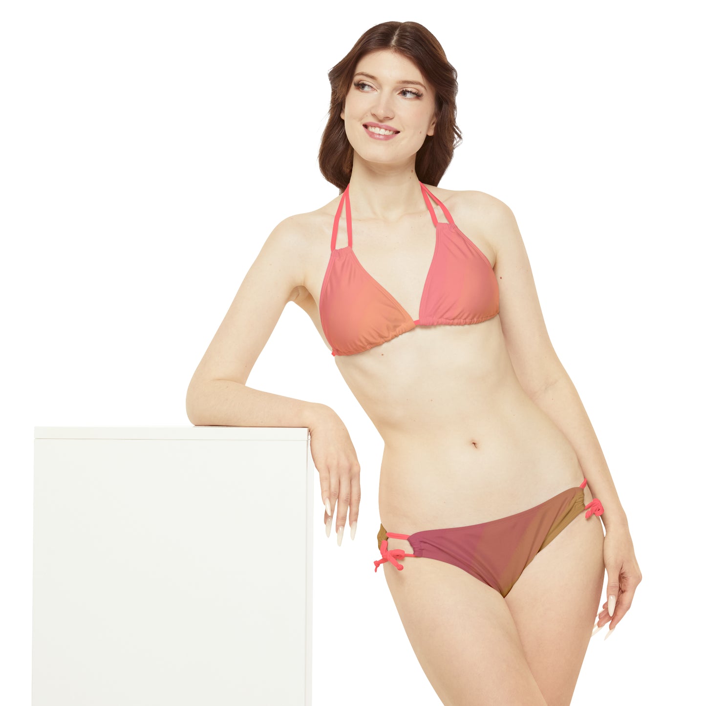Winter Sun Strappy Bikini Set (AOP)