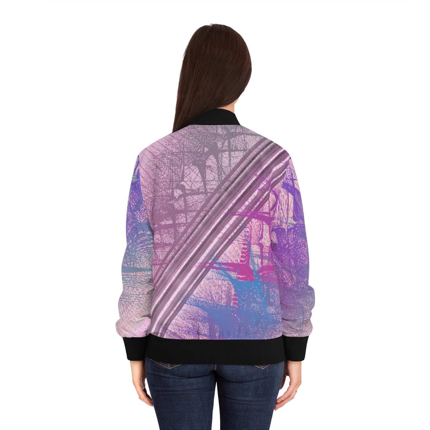 Passionate Women's Bomber Jacket (AOP)