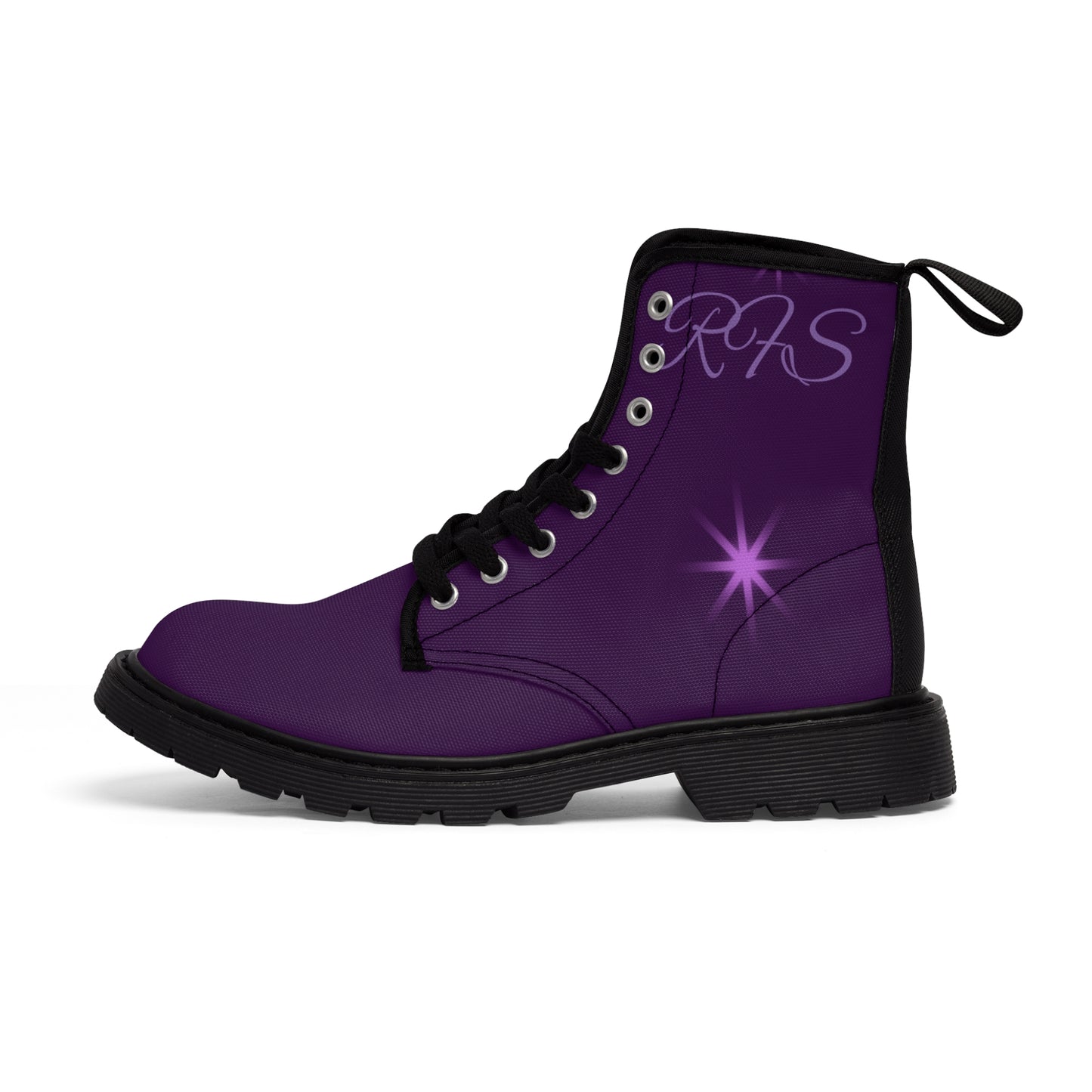 Purple Power Women's Canvas Boots