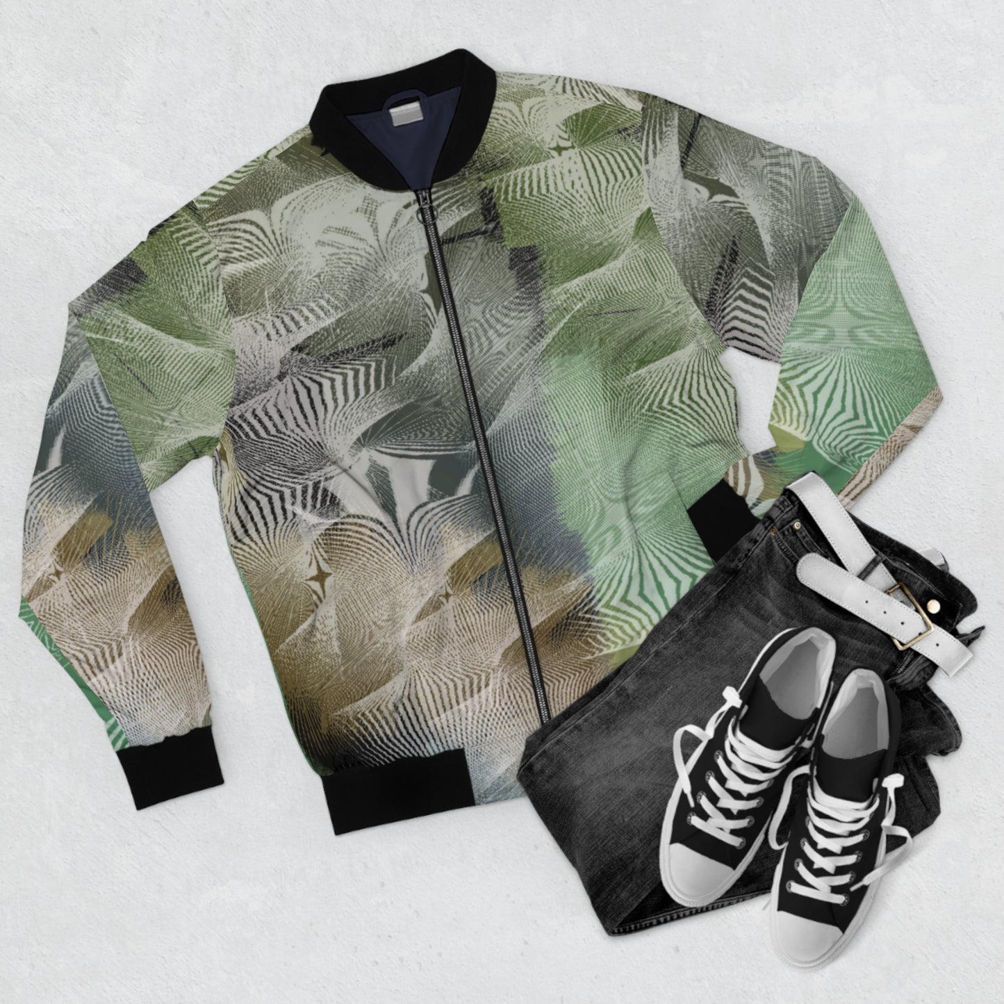 Winter Sun Men's Bomber Jacket (AOP)