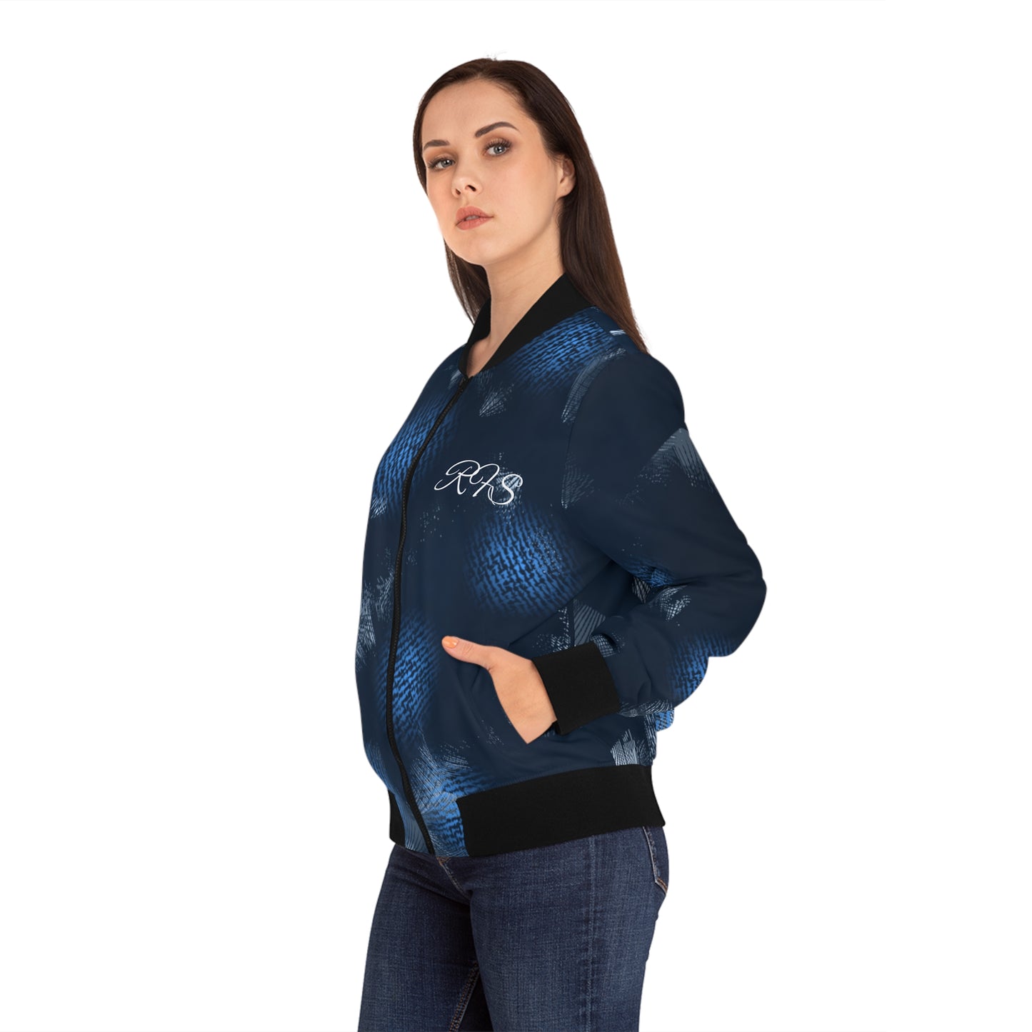 Dark Matter Women's Bomber Jacket (AOP)