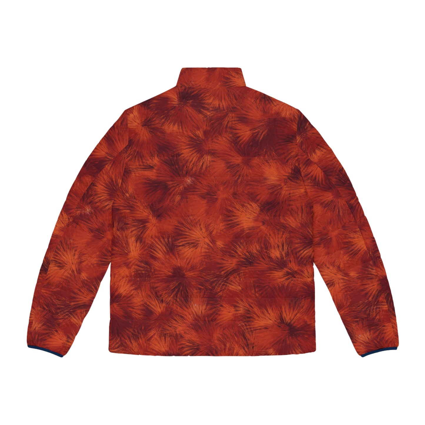 Cherry Men's Puffer Jacket (AOP)