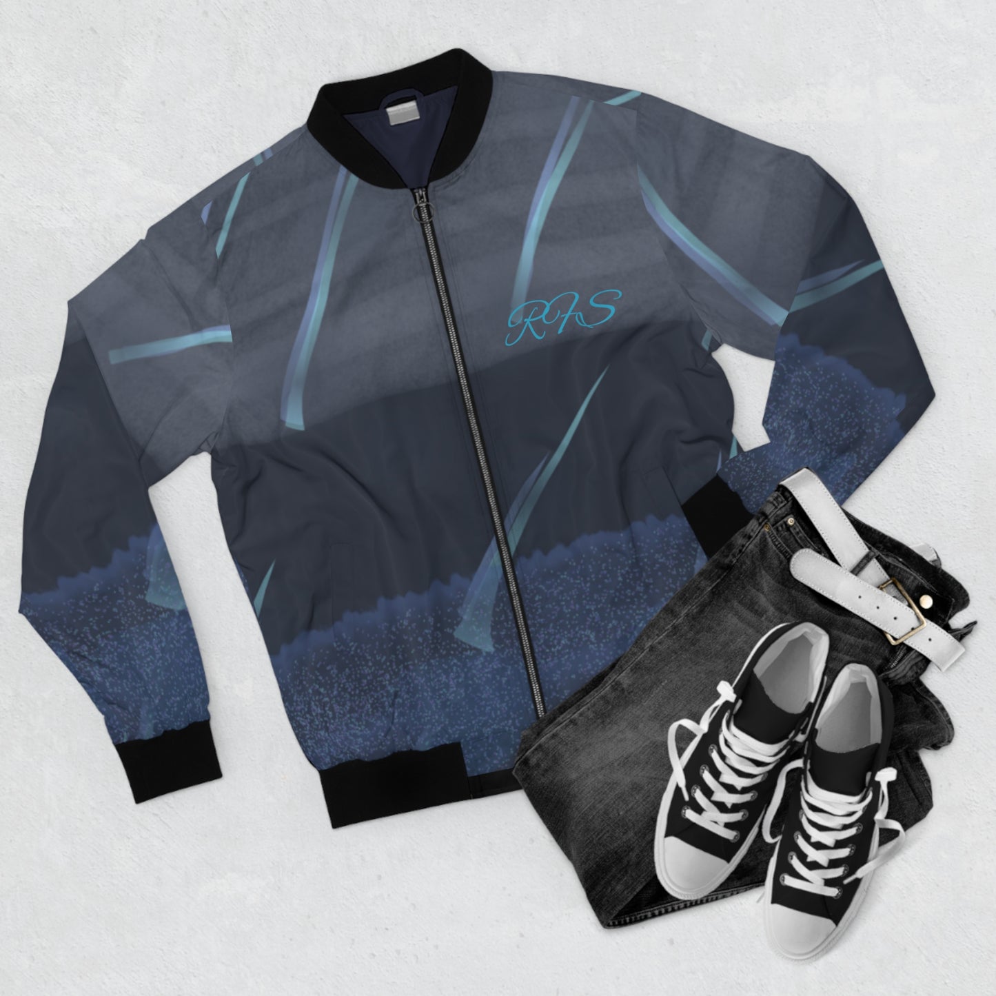 Solar Dust Men's Bomber Jacket (AOP)