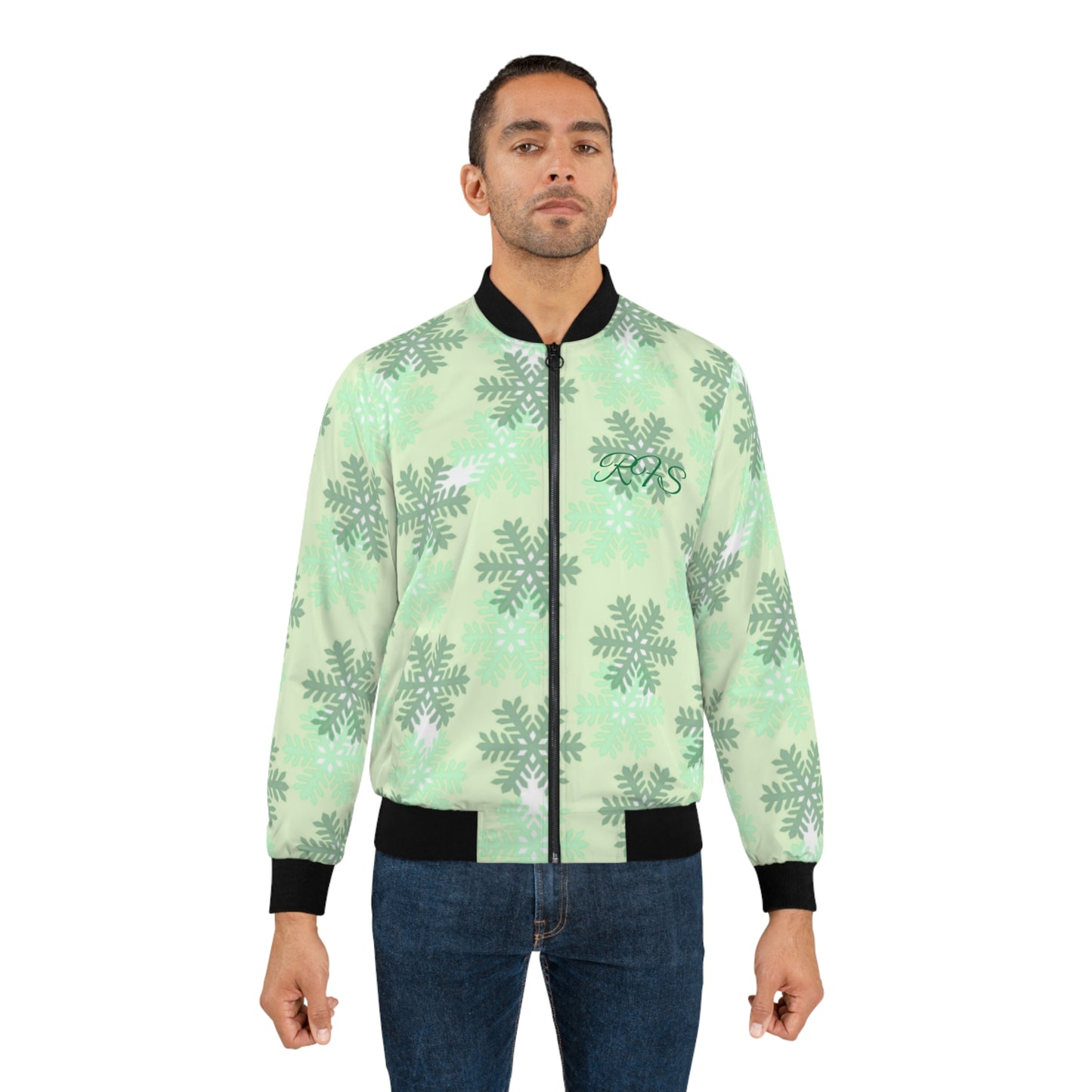 Festive Men's Bomber Jacket (AOP)