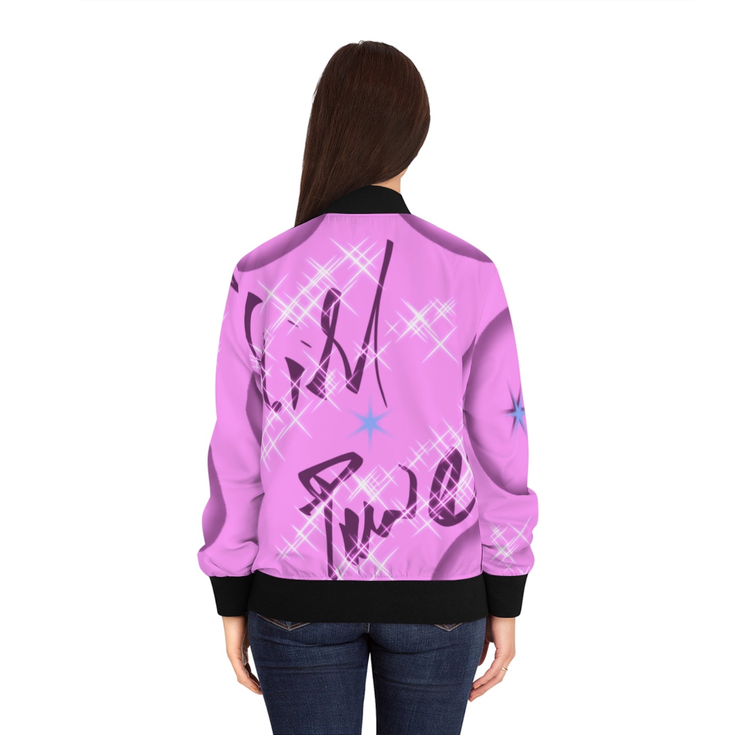 Girl Power Women's Bomber Jacket (AOP)
