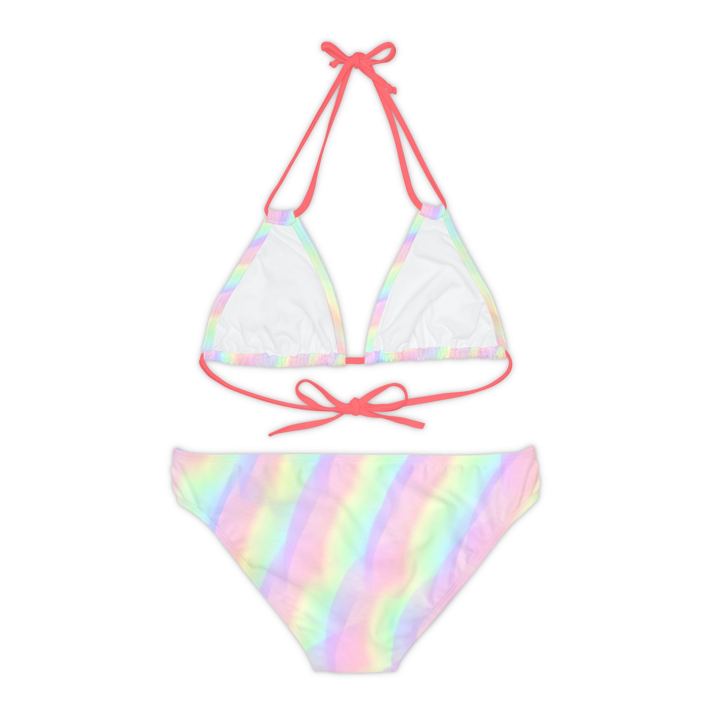 Reflection Strappy Bikini Set (AOP)