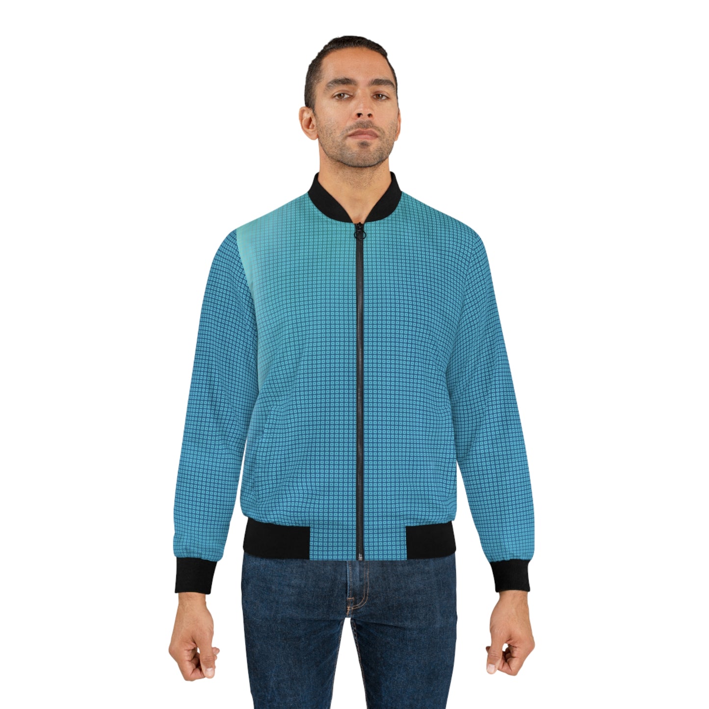 Northern Lights Men's Bomber Jacket (AOP)