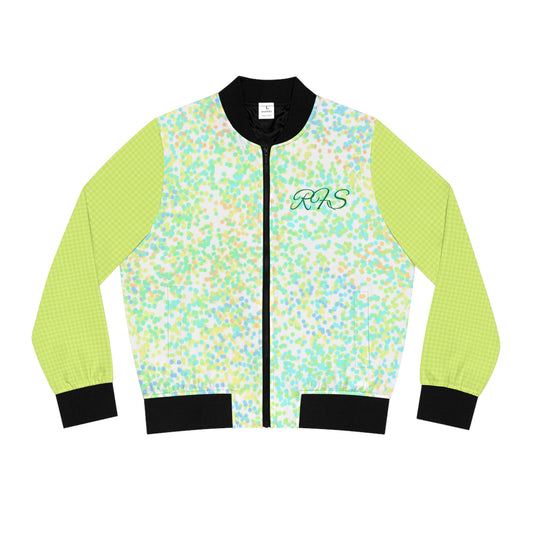 SkySWIRL Women's Bomber Jacket (AOP)