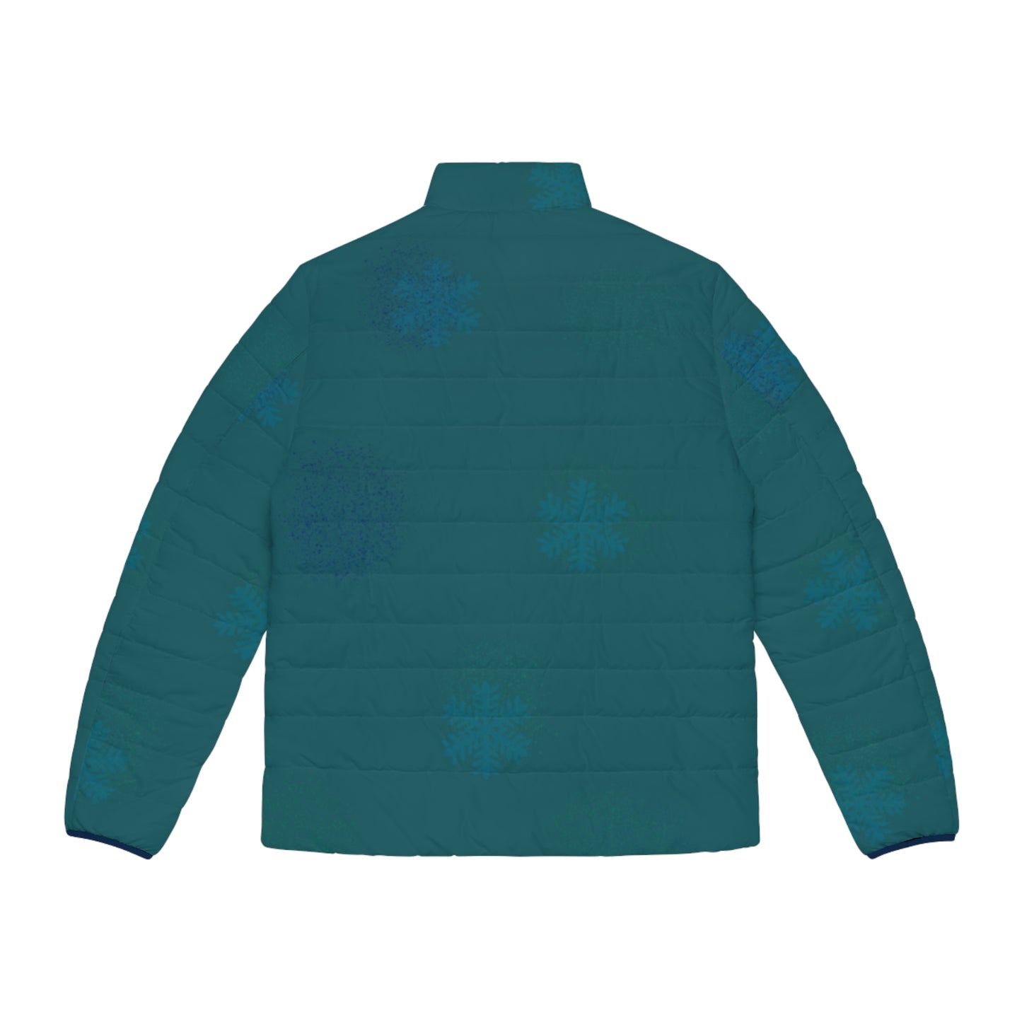 Venice Winter Holiday Men's Puffer Jacket (AOP)