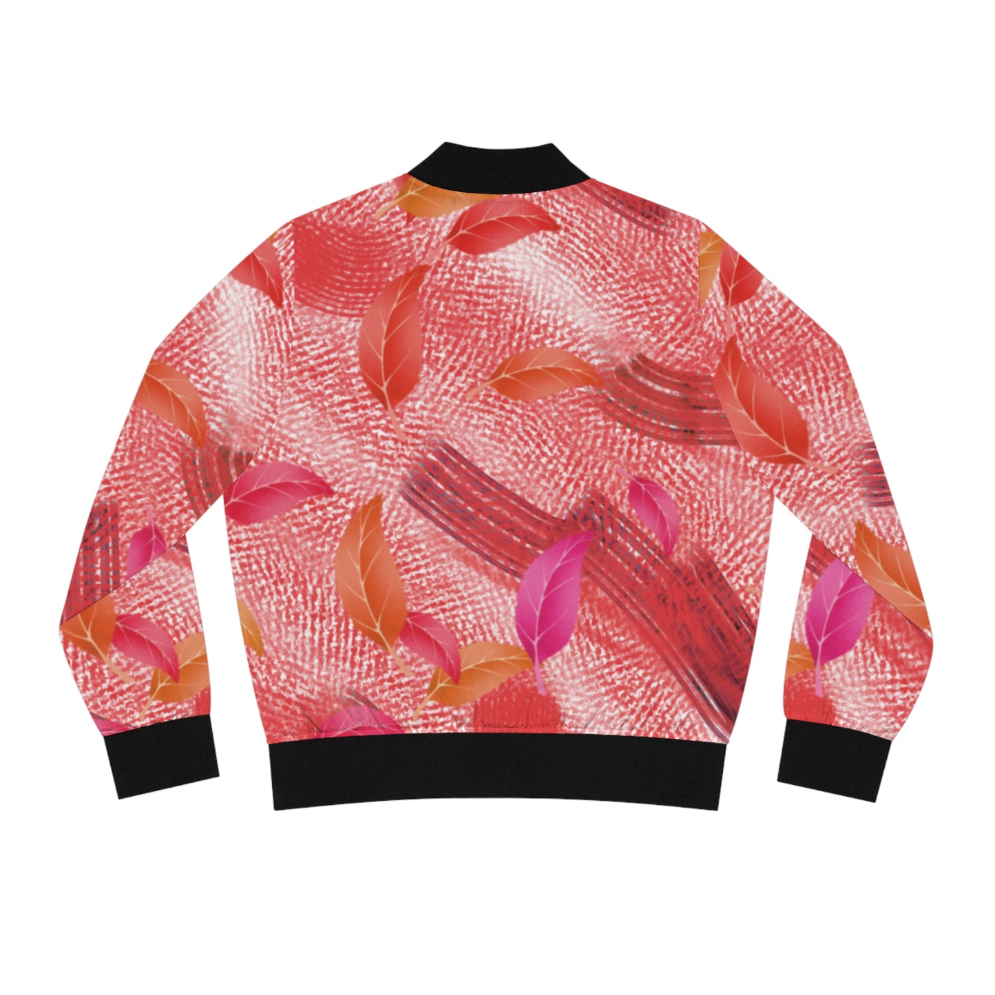 Rose Red Women's Bomber Jacket (AOP)