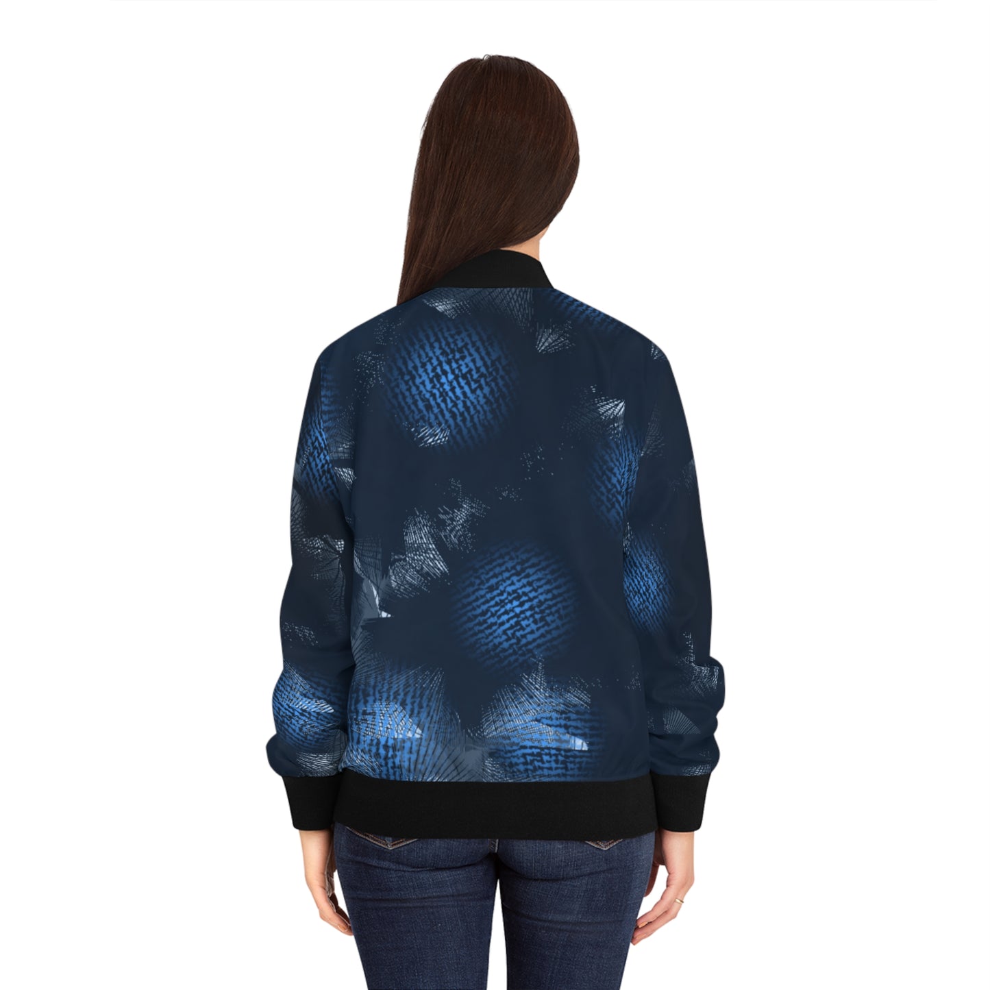Dark Matter Women's Bomber Jacket (AOP)