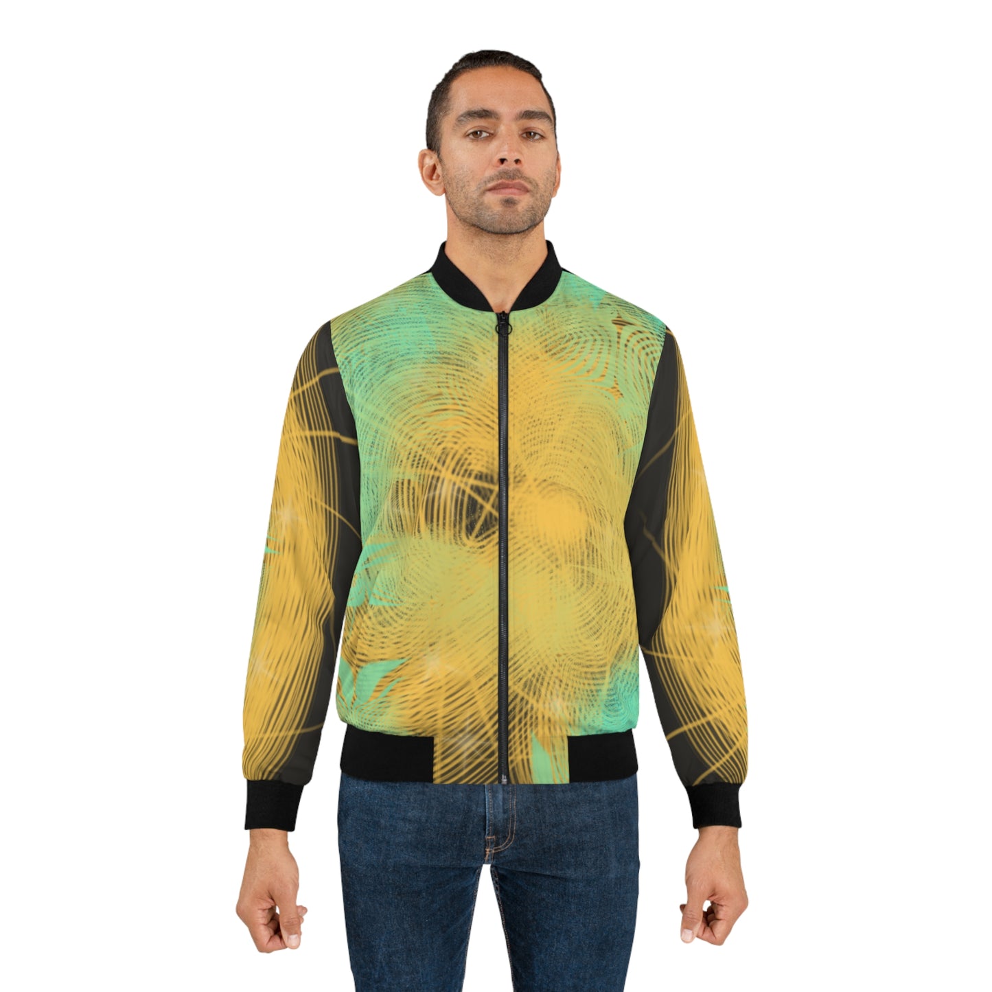Solar Flares Men's Bomber Jacket (AOP)