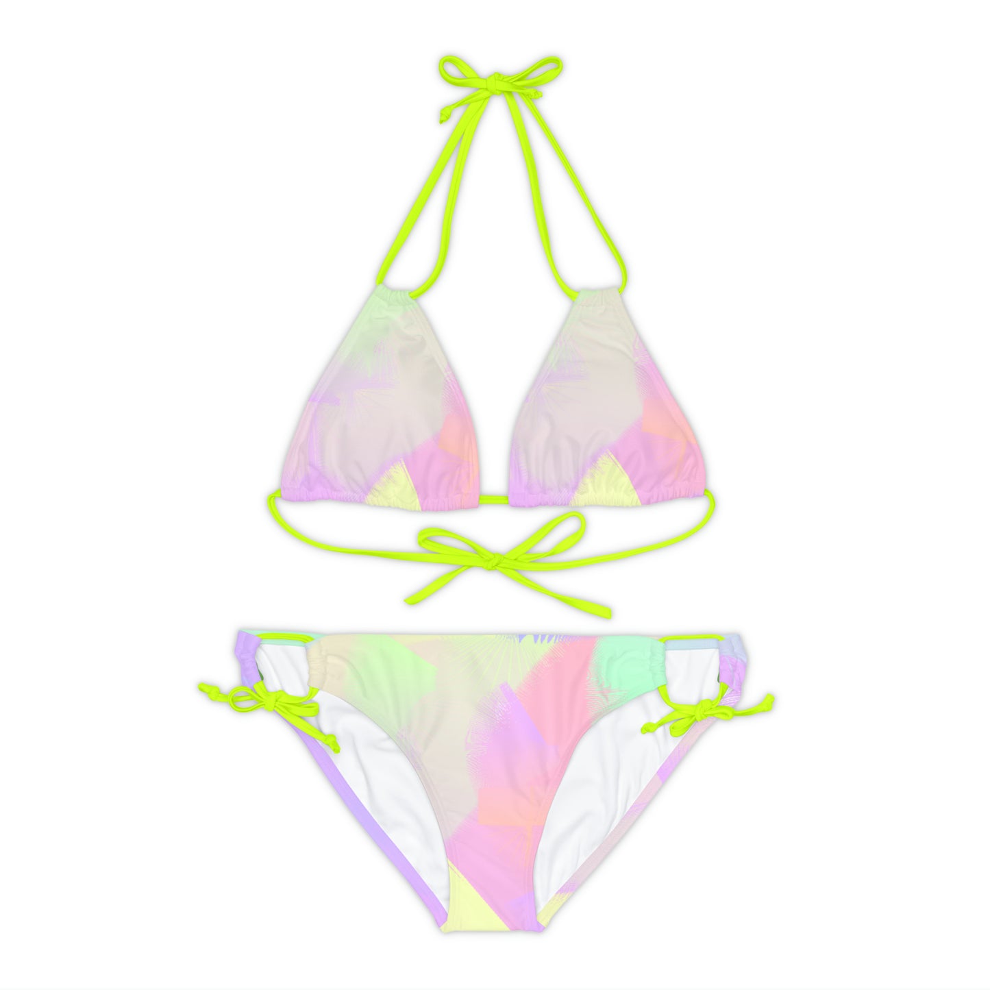 Artic Wind Strappy Bikini Set (AOP)