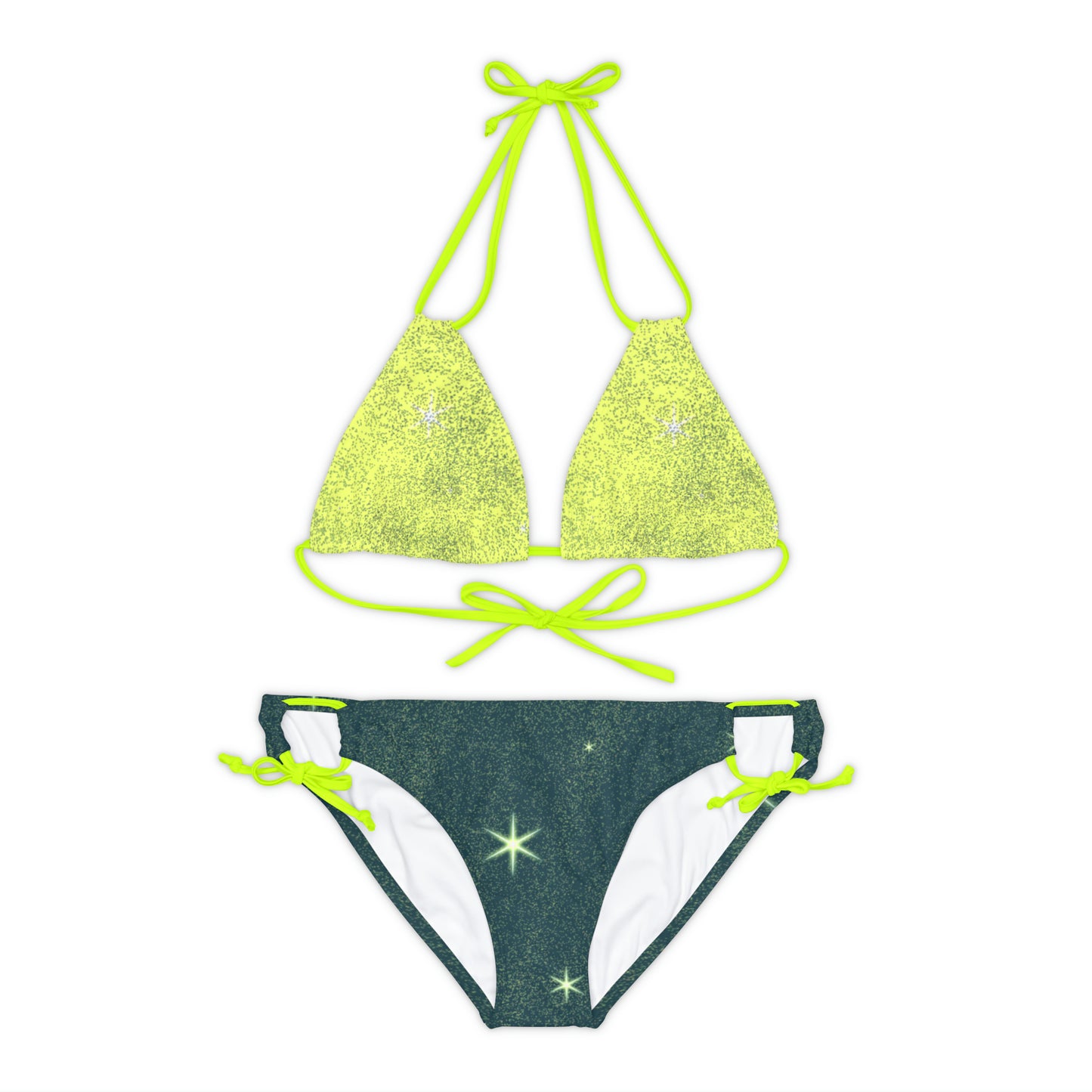 Baggy Green Bikini Set (AOP)