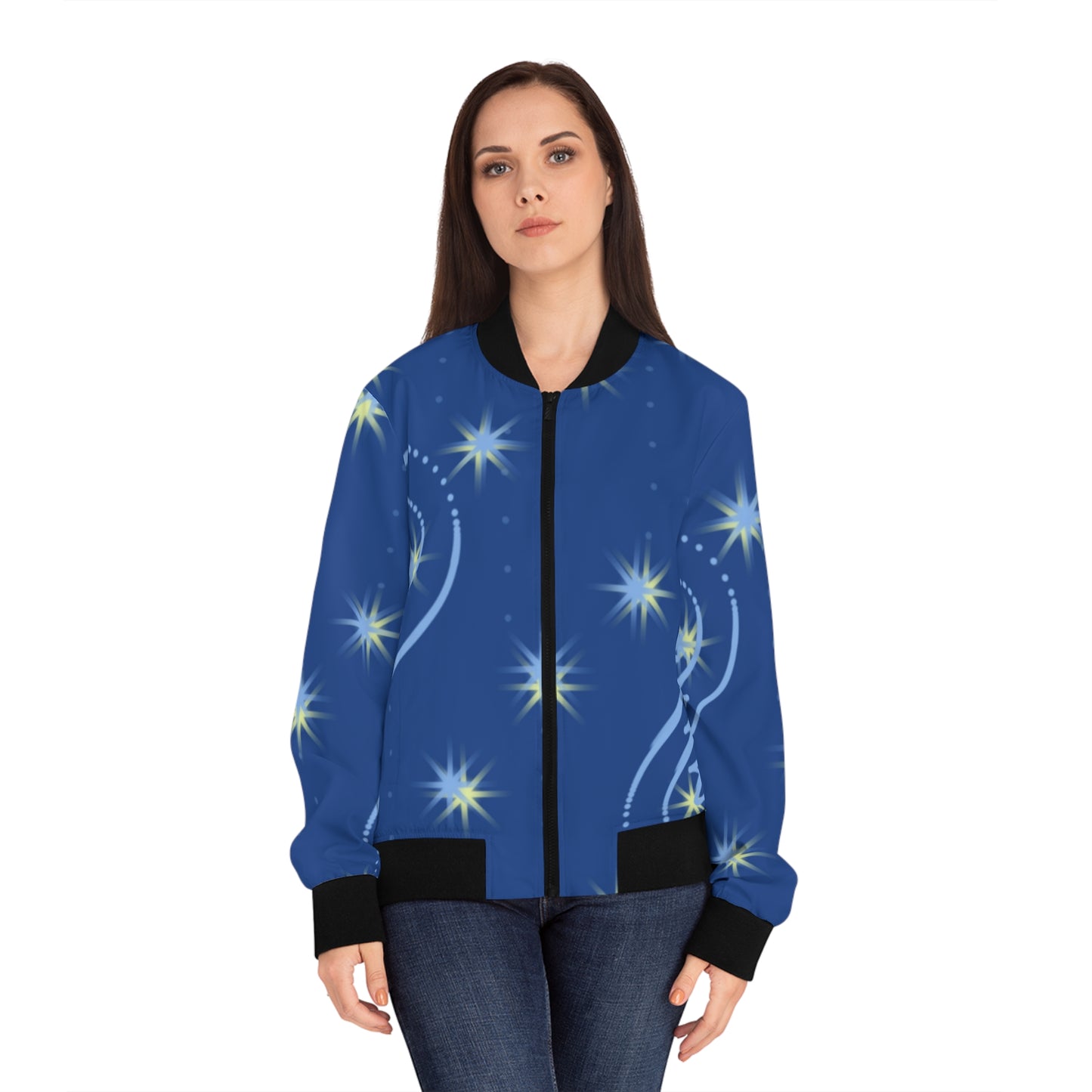 Swirl Women's Bomber Jacket (AOP)