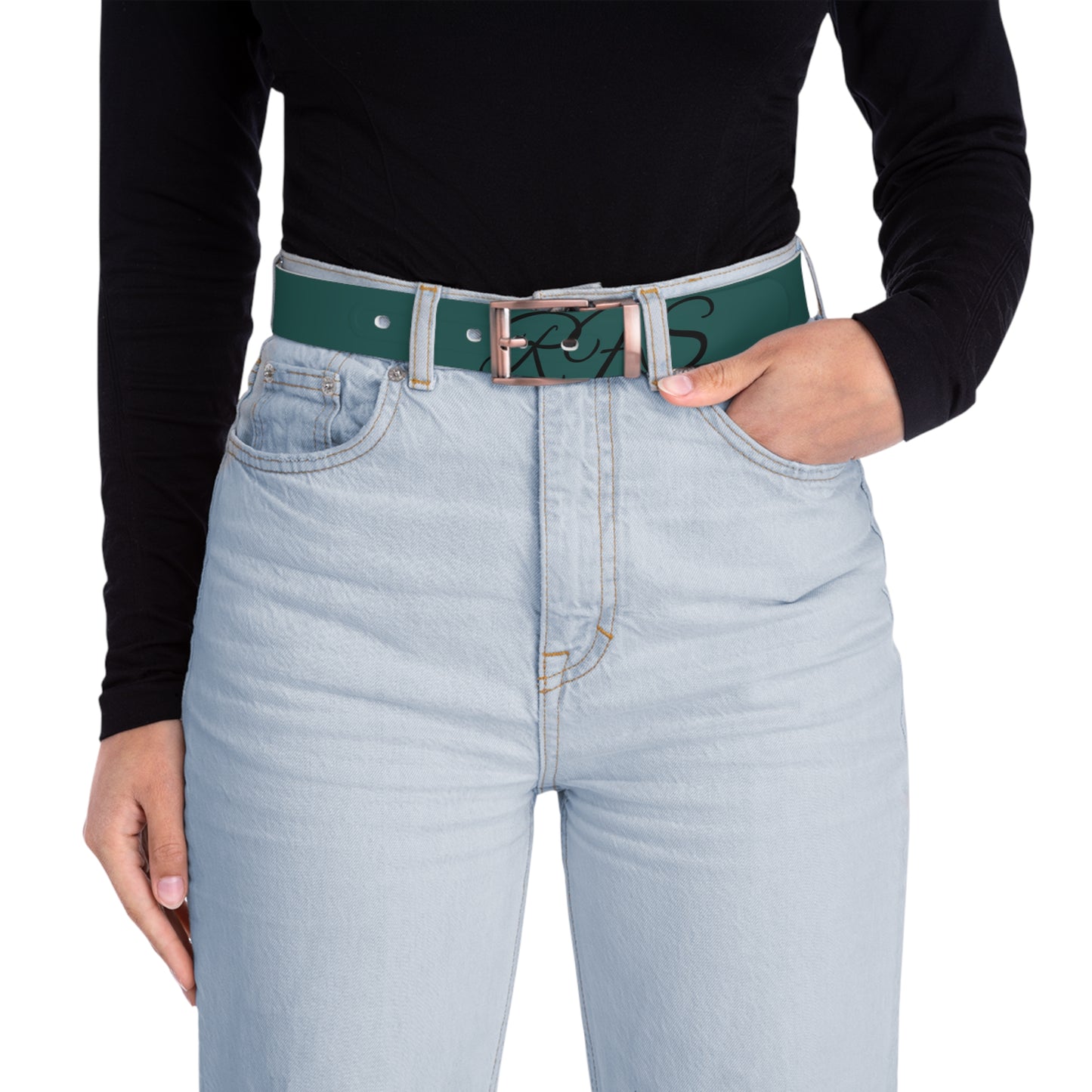 Mystic Black Unisex Belt