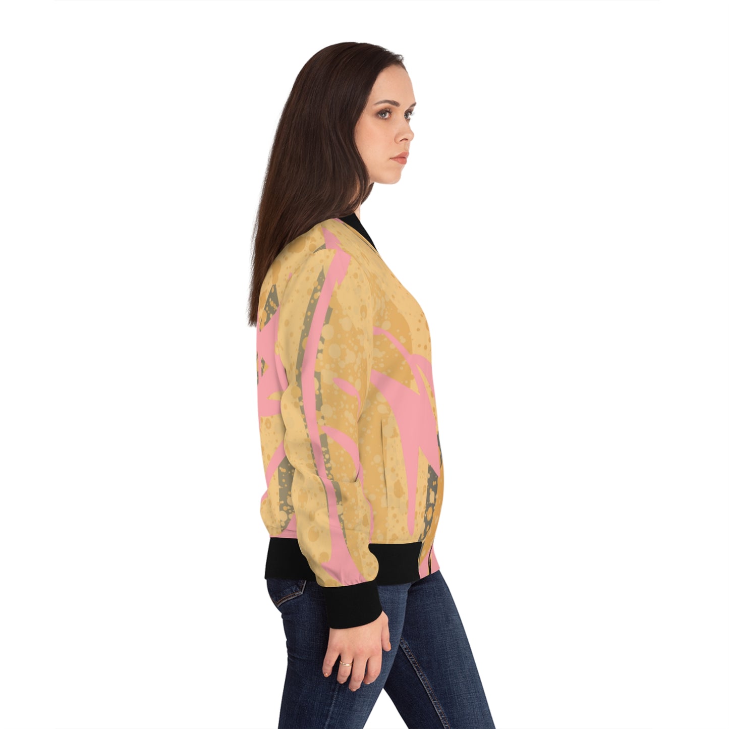 Nude Women's Bomber Jacket (AOP)