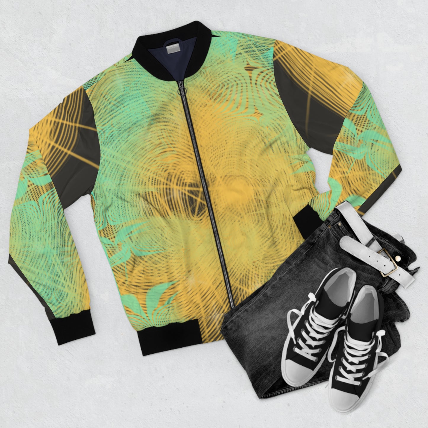 Solar Flares Men's Bomber Jacket (AOP)