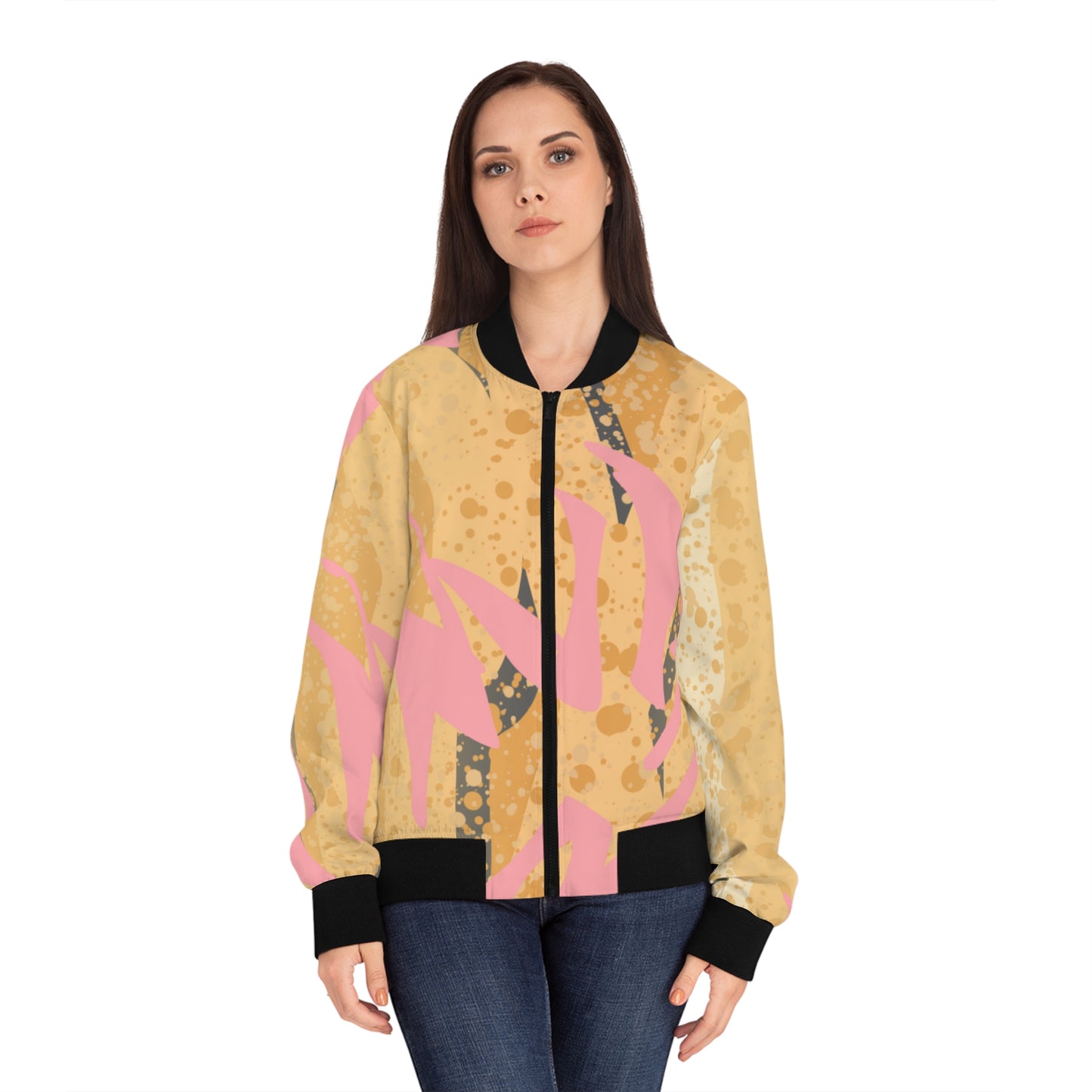 Nude Women's Bomber Jacket (AOP)