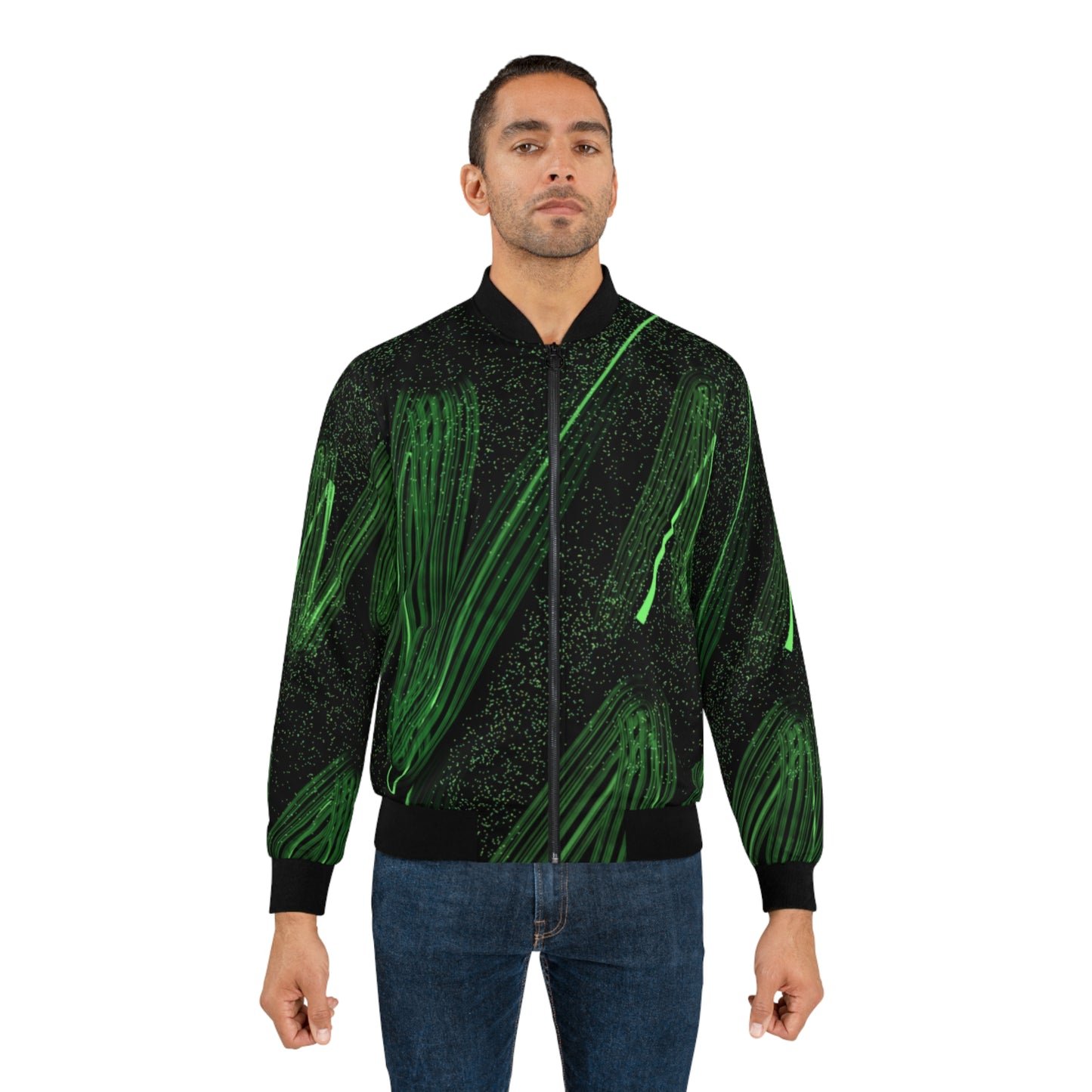 MidNight Glory Men's Bomber Jacket (AOP)