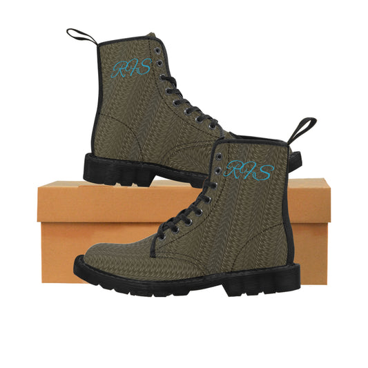 Mustard Warrior Men's Canvas Boots