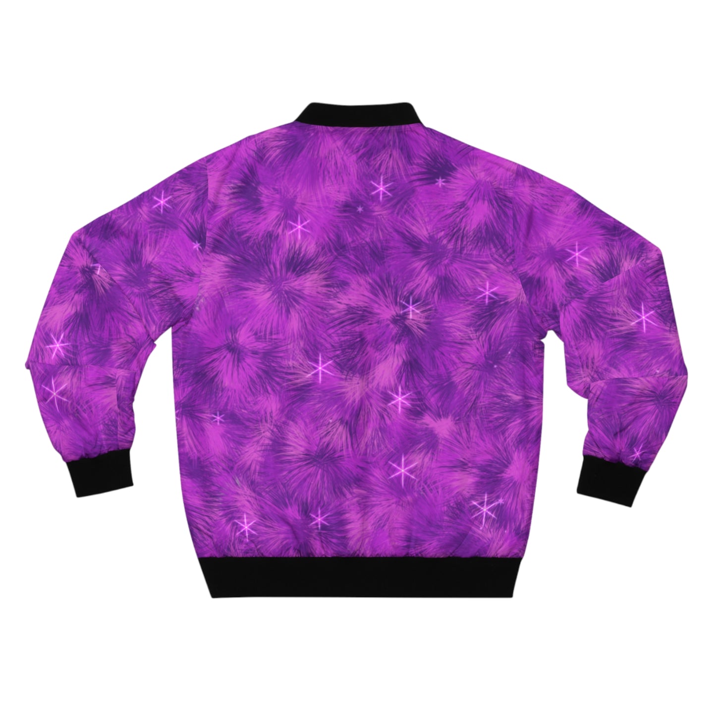 Purple Power Men's Bomber Jacket (AOP)