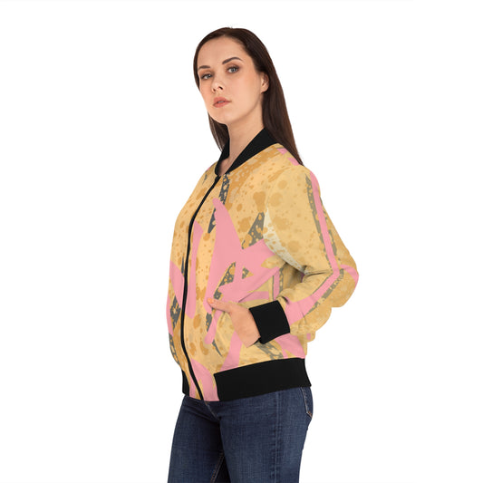 Nude Women's Bomber Jacket (AOP)